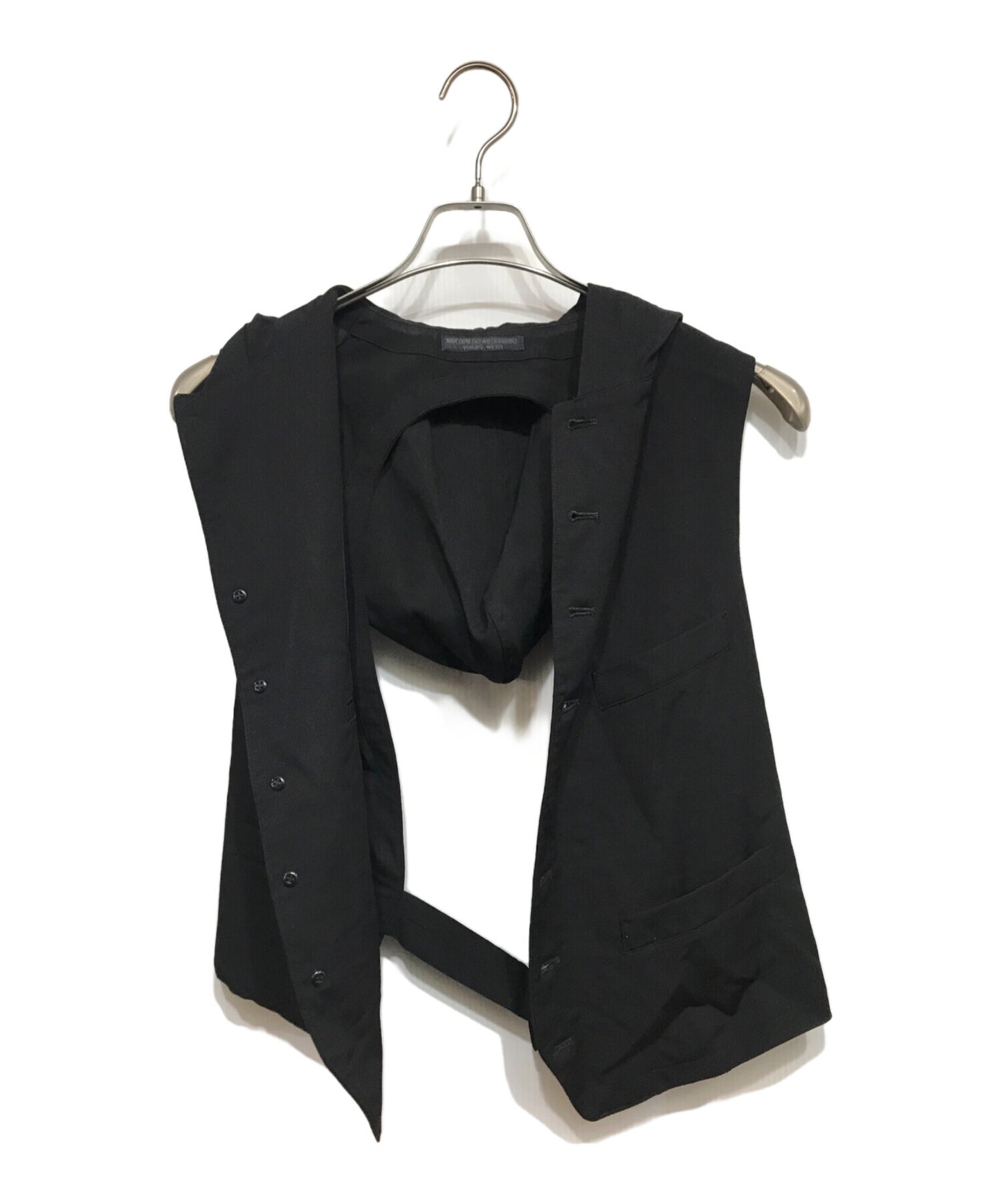 [Pre-owned] REGULATION Yohji Yamamoto hooded gilet HF-V51-140