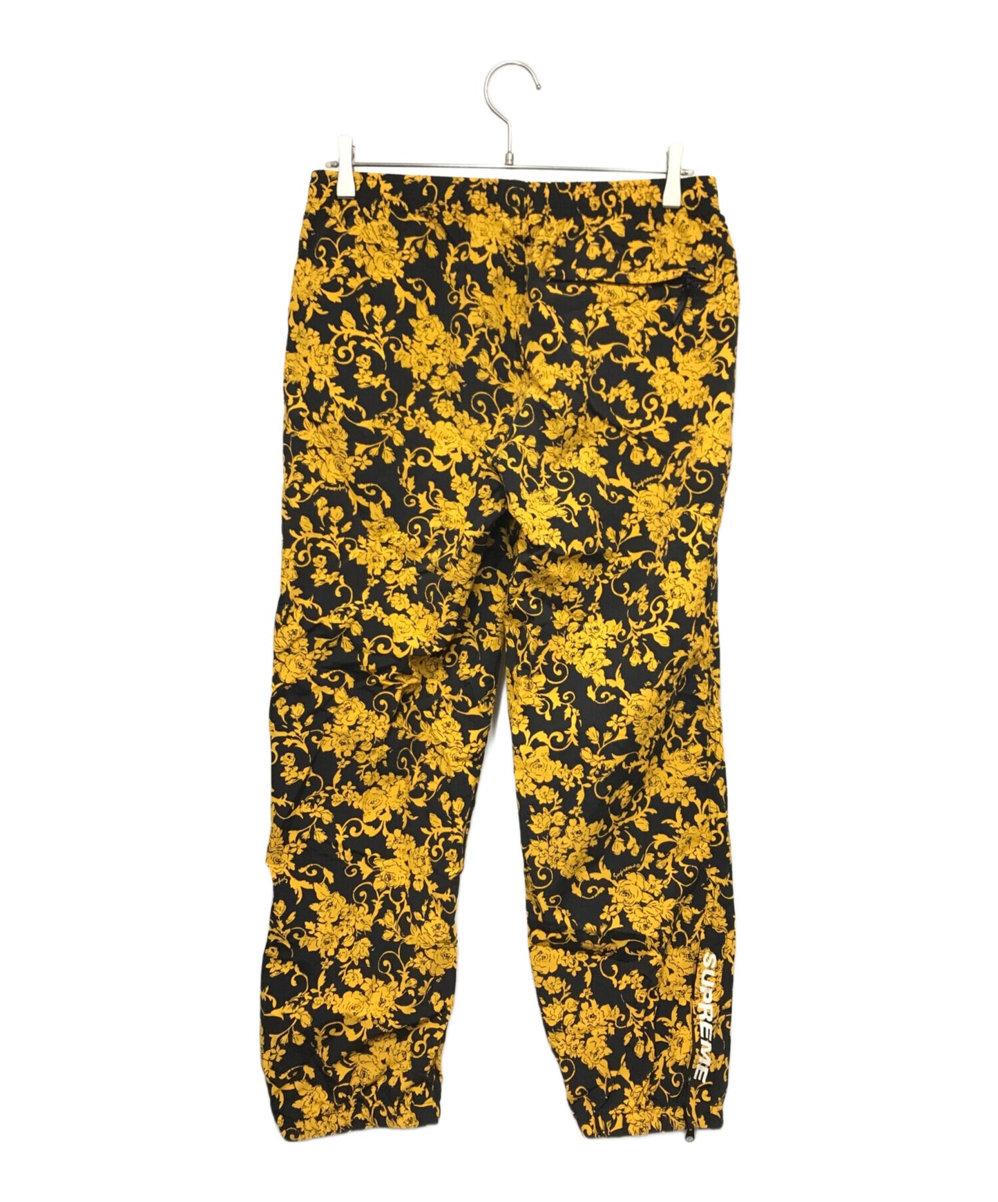 [Pre-owned] SUPREME 20SS Warm Up Pant Black Floral Easy Pants