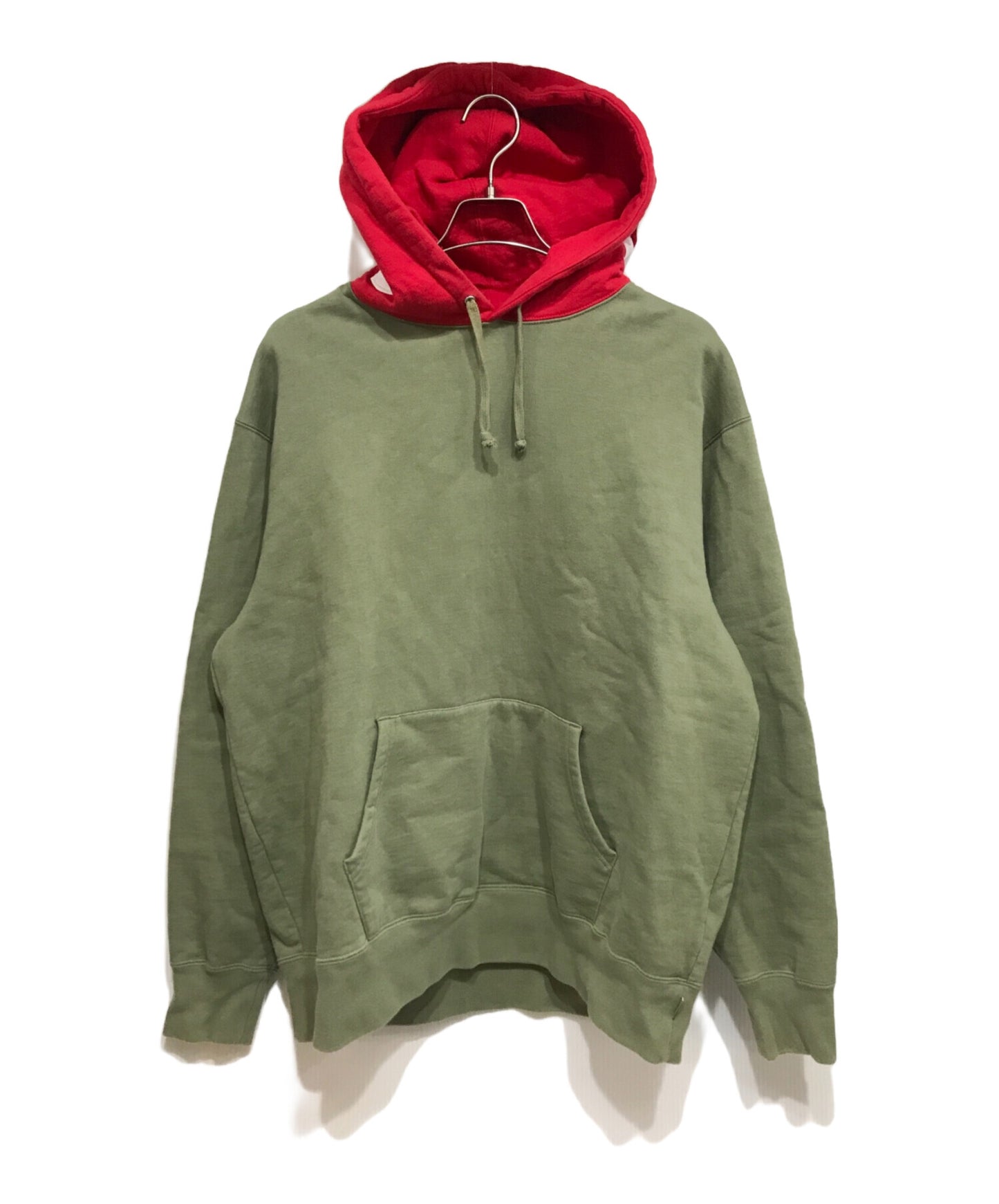 [Pre-owned] SUPREME 21AW Contrast Hooded Sweatshirt
