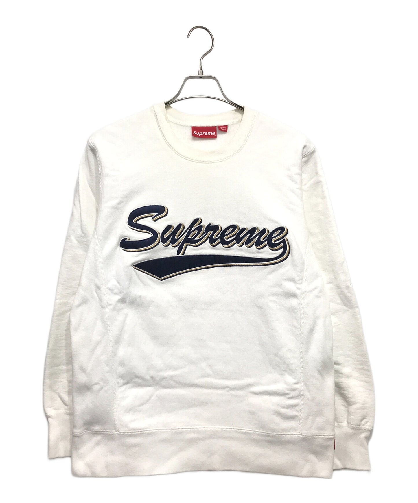 [Pre-owned] SUPREME 16AW Brush Script Crewneck Sweatshirt