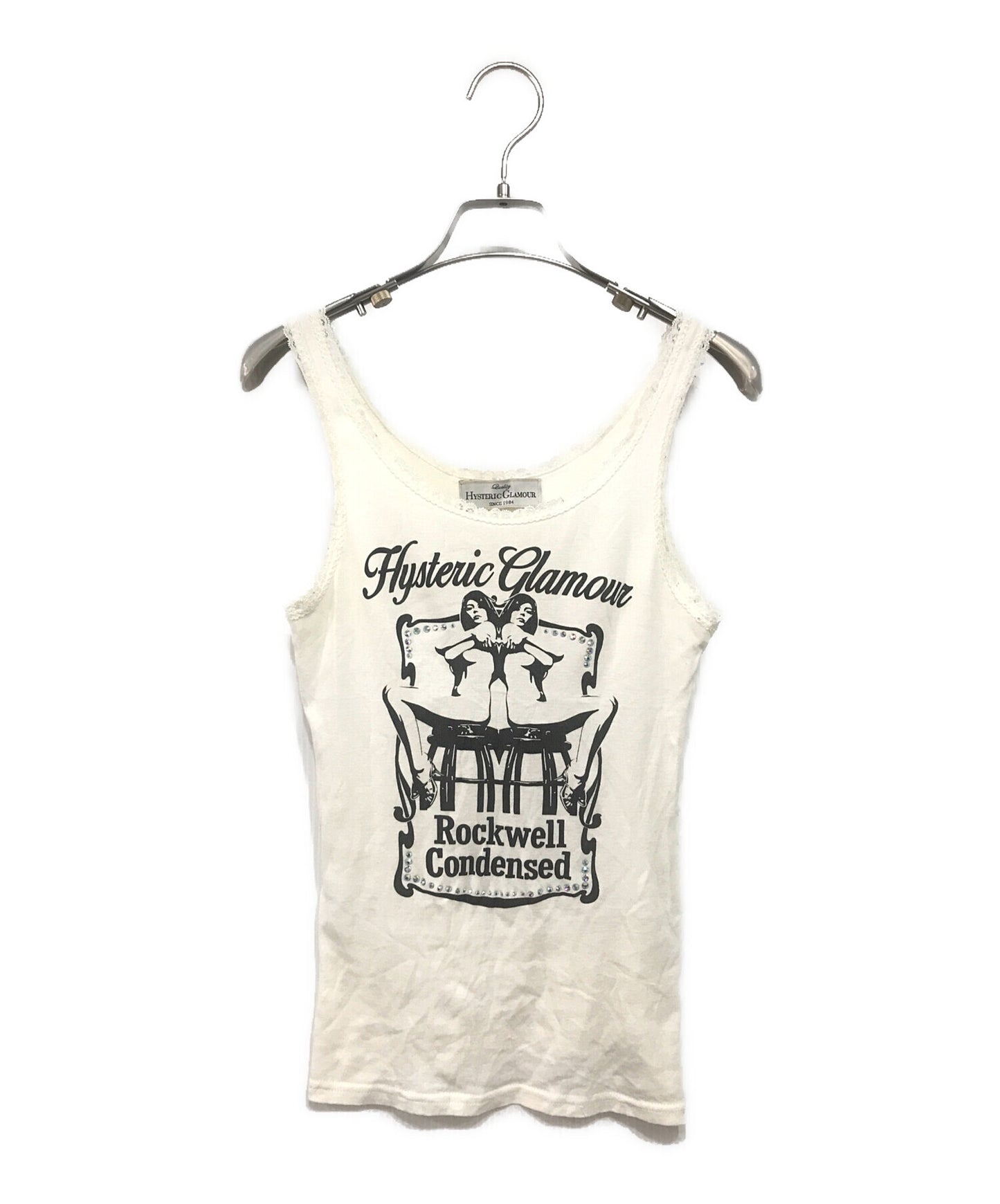 [Pre-owned] Hysteric Glamour Sleeveless cut and sewn with rhinestones 2CR-3830