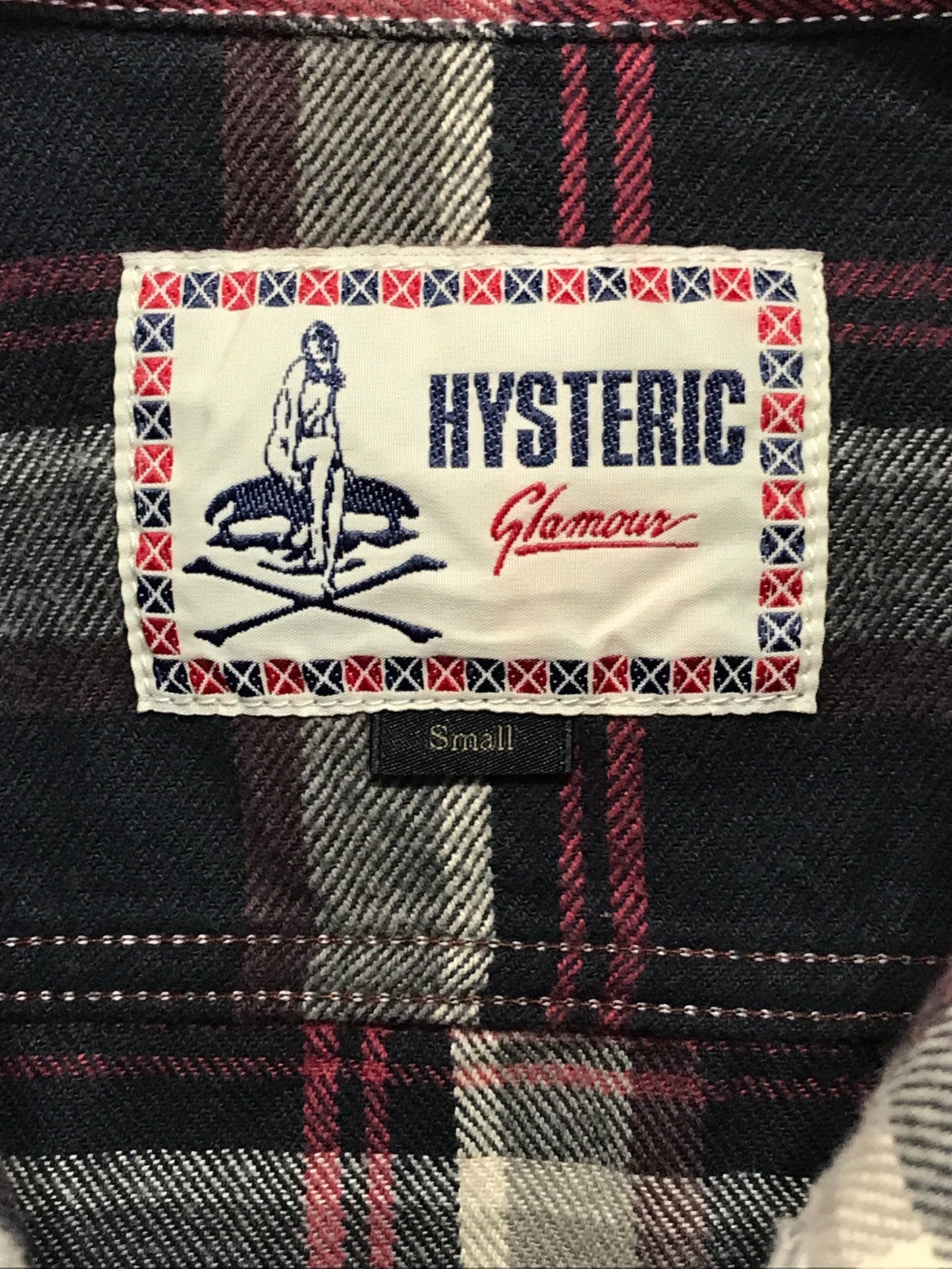 [Pre-owned] Hysteric Glamour flannel shirt 0224AH01