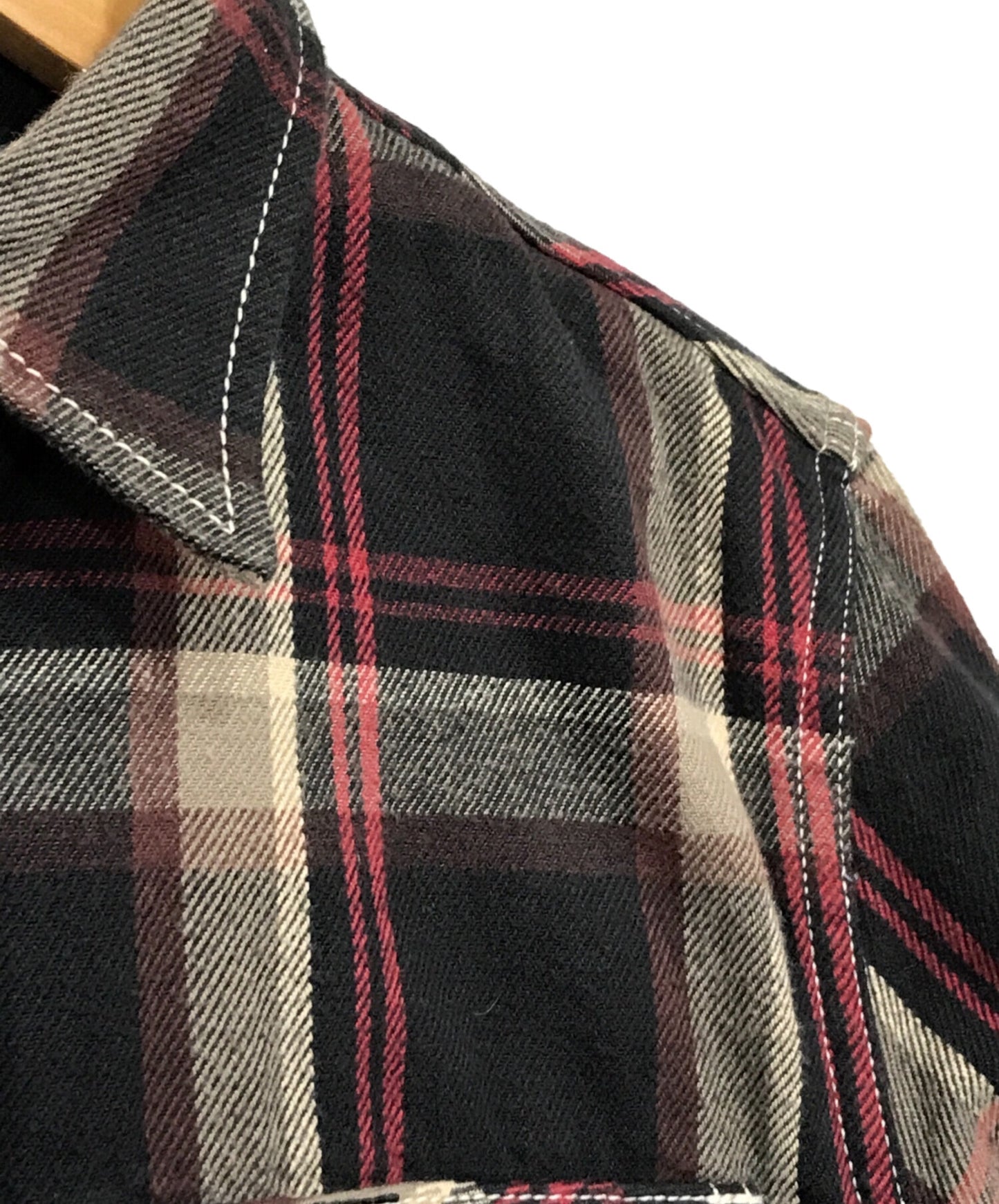 [Pre-owned] Hysteric Glamour flannel shirt 0224AH01