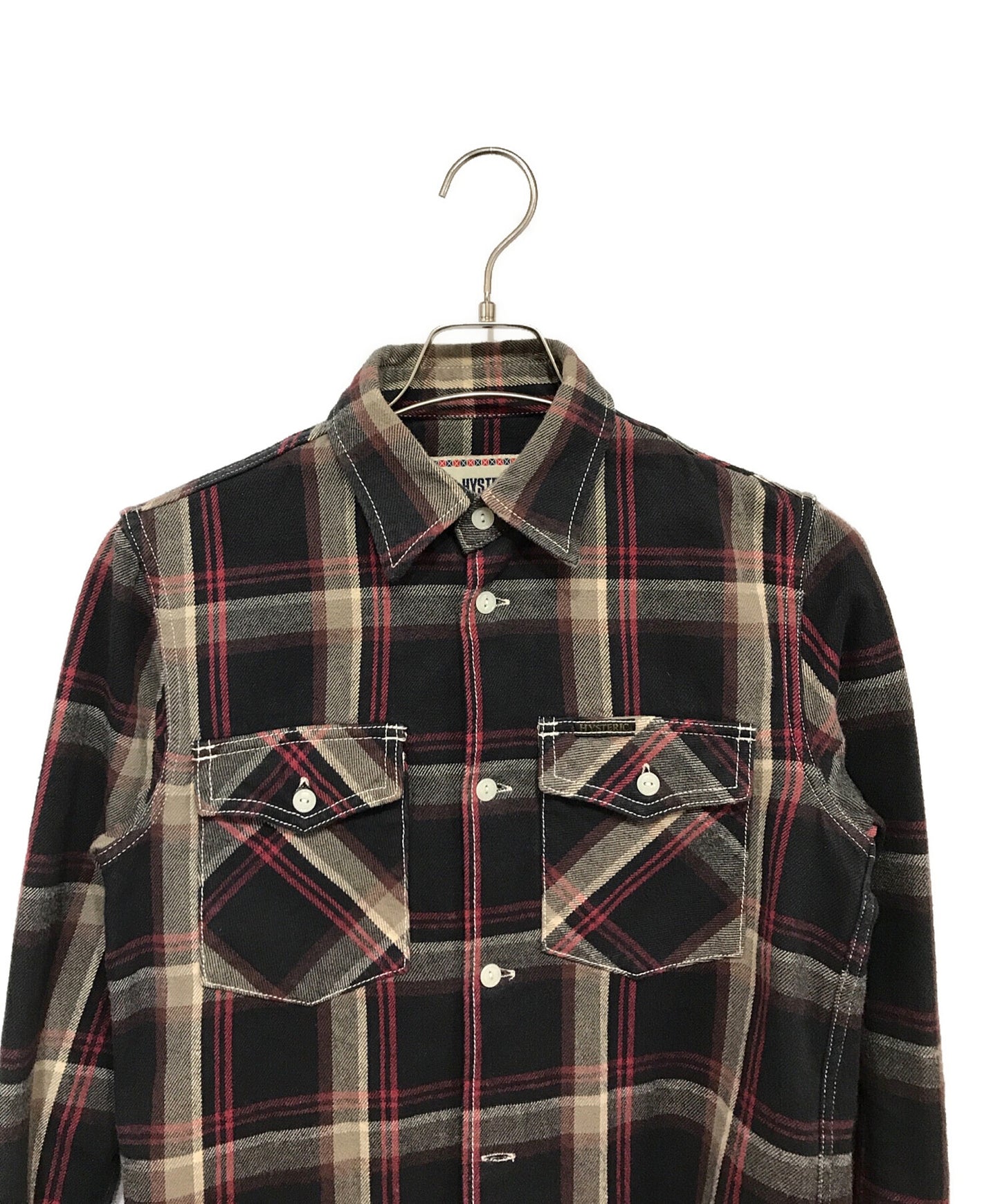 [Pre-owned] Hysteric Glamour flannel shirt 0224AH01