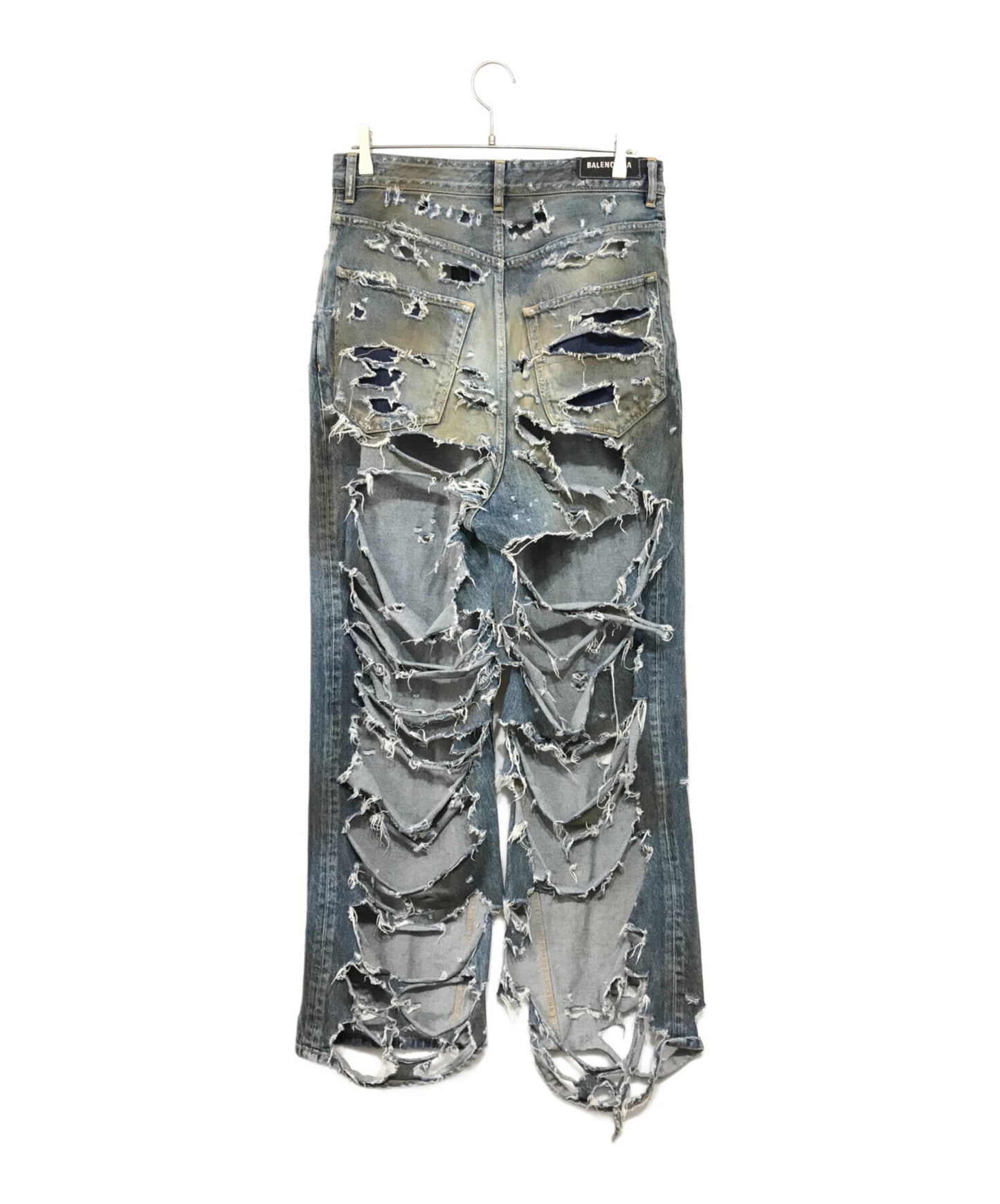 [Pre-owned] BALENCIAGA 23SS SUPER DESTROYED BAGGY denim pants 745248 tnw014012