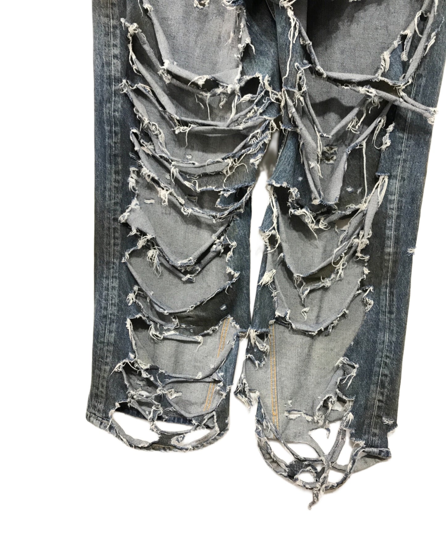 [Pre-owned] BALENCIAGA 23SS SUPER DESTROYED BAGGY denim pants 745248 tnw014012