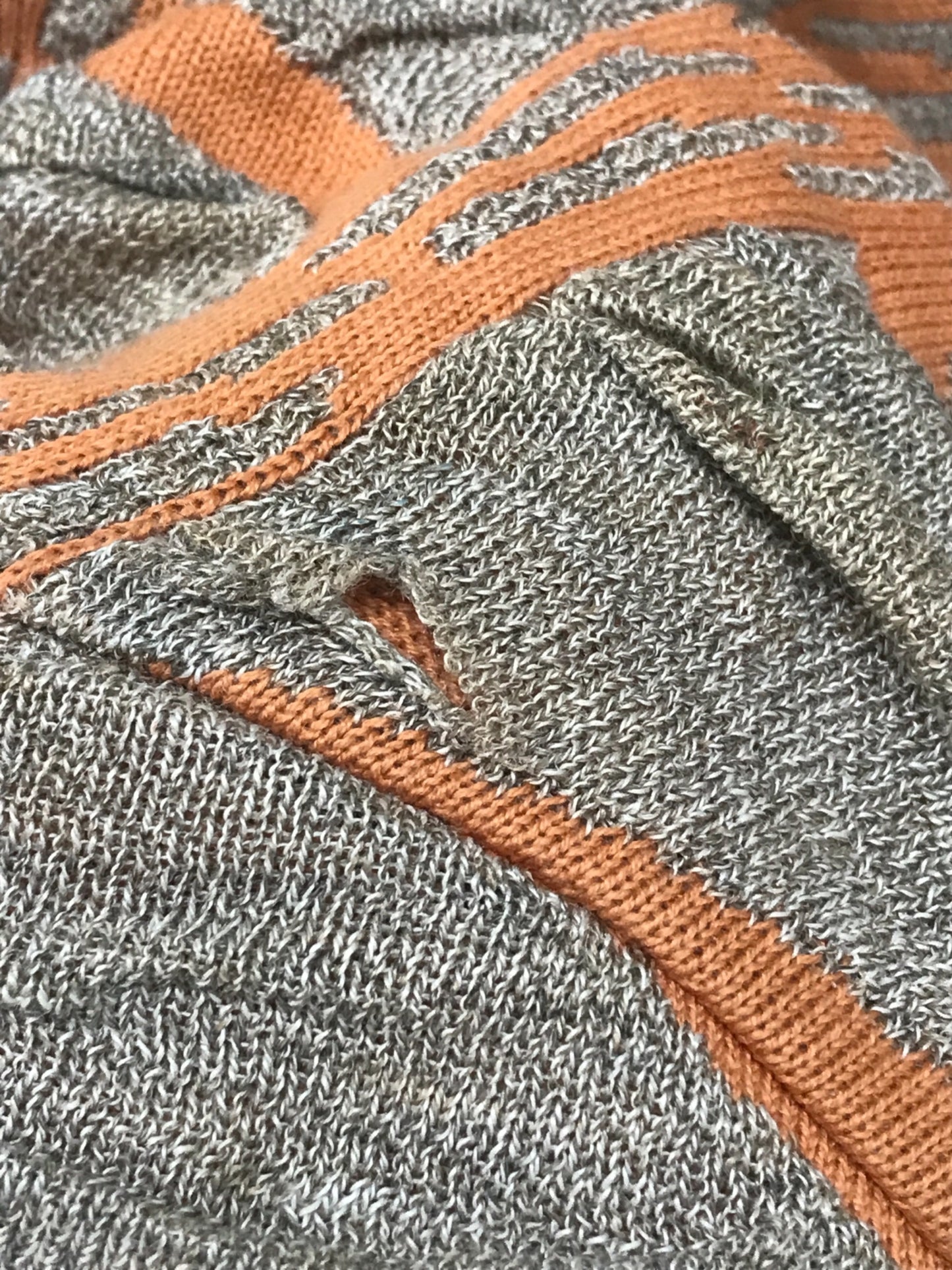 [Pre-owned] ISSEY MIYAKE MEN Cotton Linen Crew Neck Knit