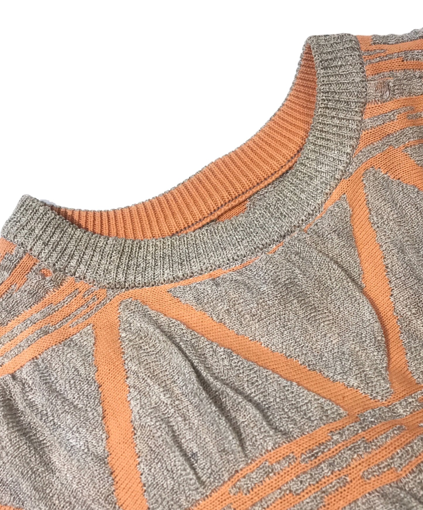 [Pre-owned] ISSEY MIYAKE MEN Cotton Linen Crew Neck Knit