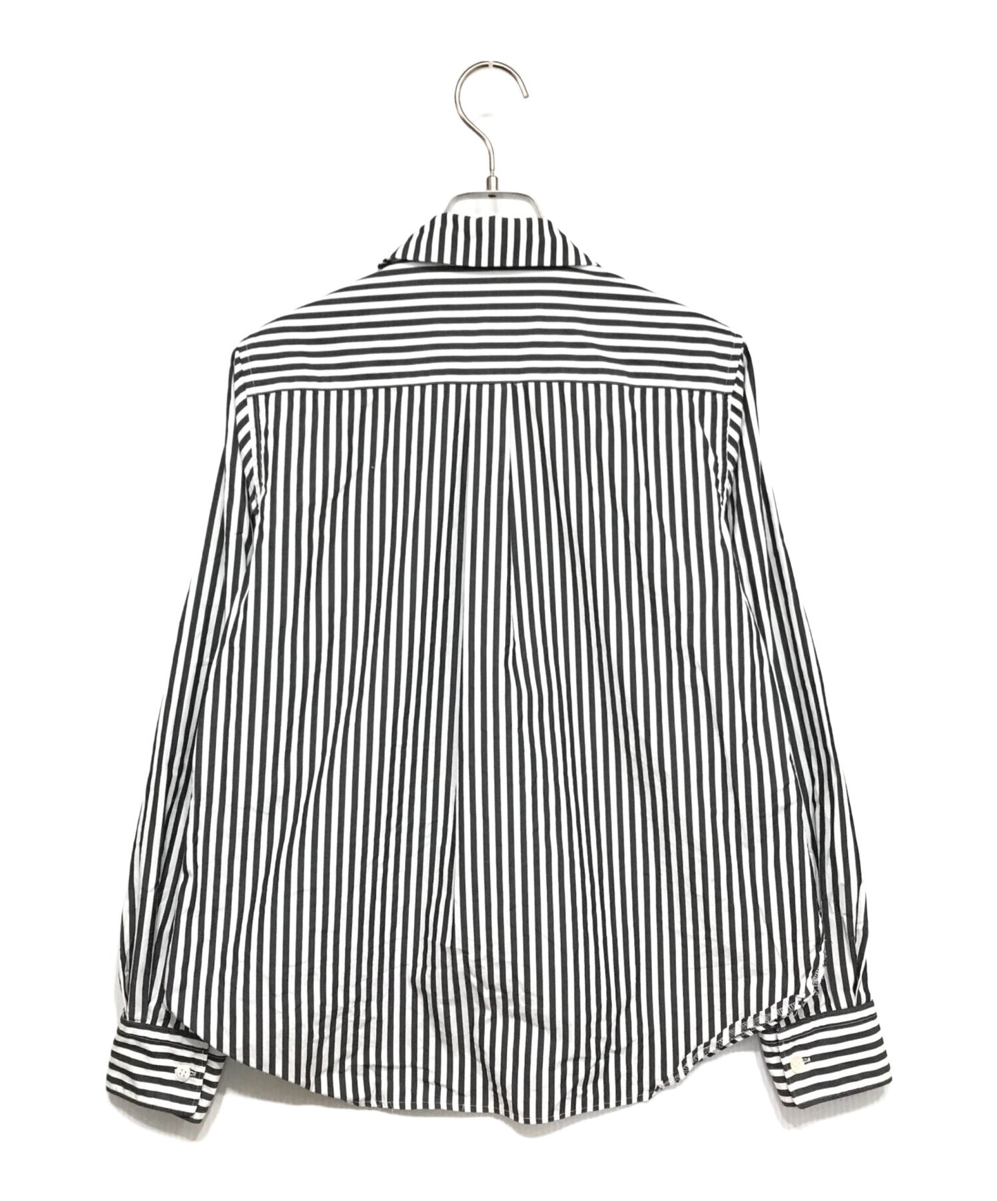 [Pre-owned] COMME des GARCONS GIRL Ruffle Stripe Shirt NM-B007