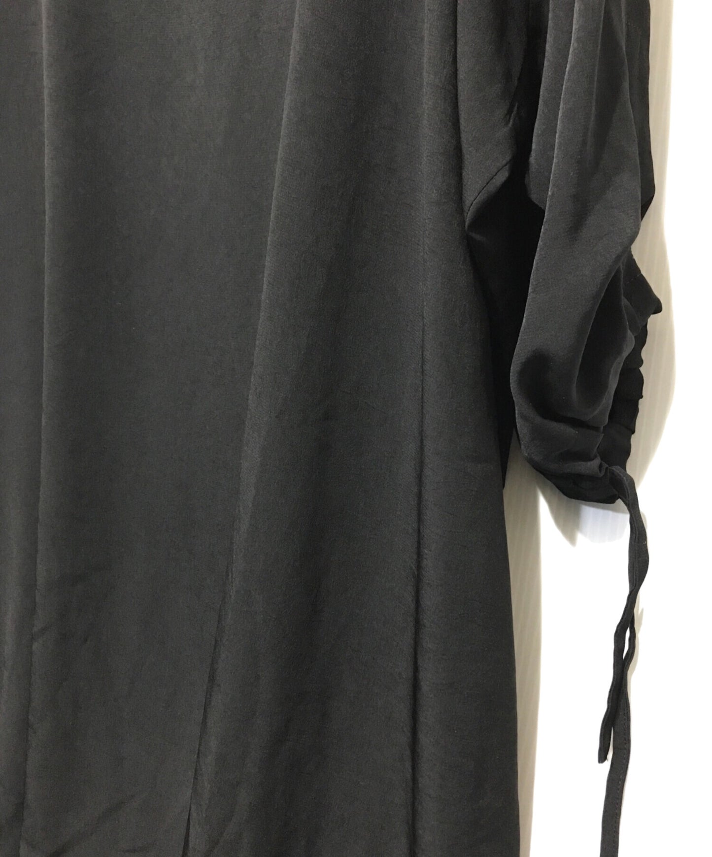 [Pre-owned] Y's CREPE de CHINE BIG DRESS YD-D23-500