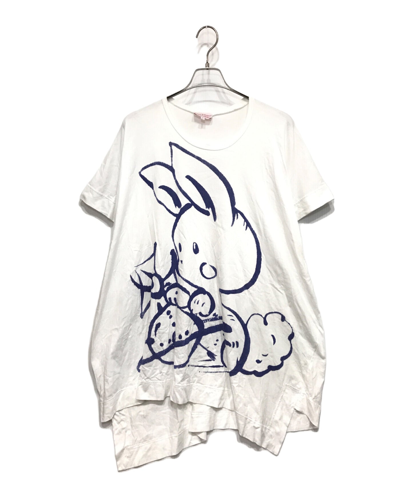 [Pre-owned] Vivienne Westwood RED LABEL Rabbit print oversized T-shirt 17-12-311008