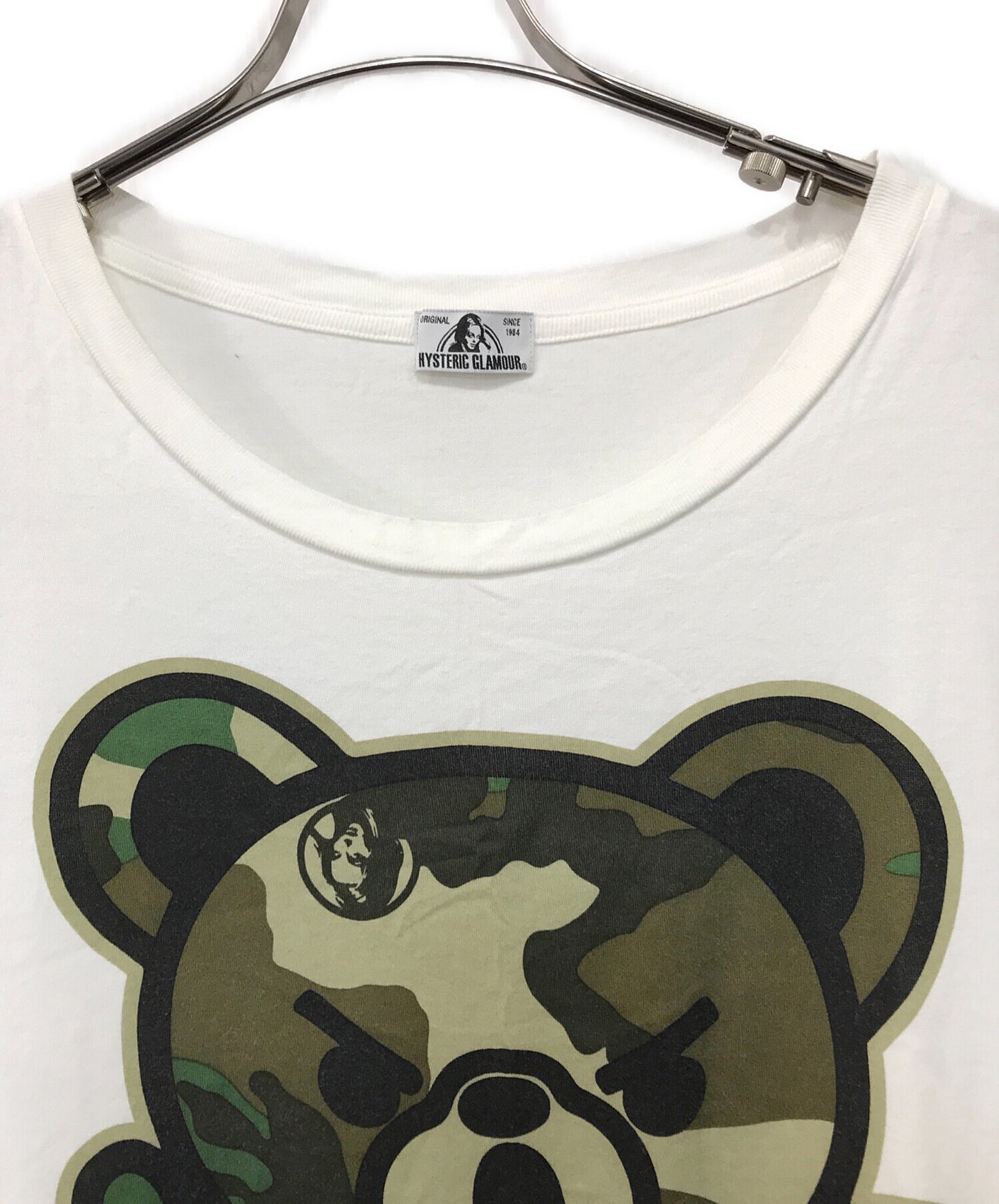 [Pre-owned] Hysteric Glamour Hiss Bear T-Shirt 0161CT33