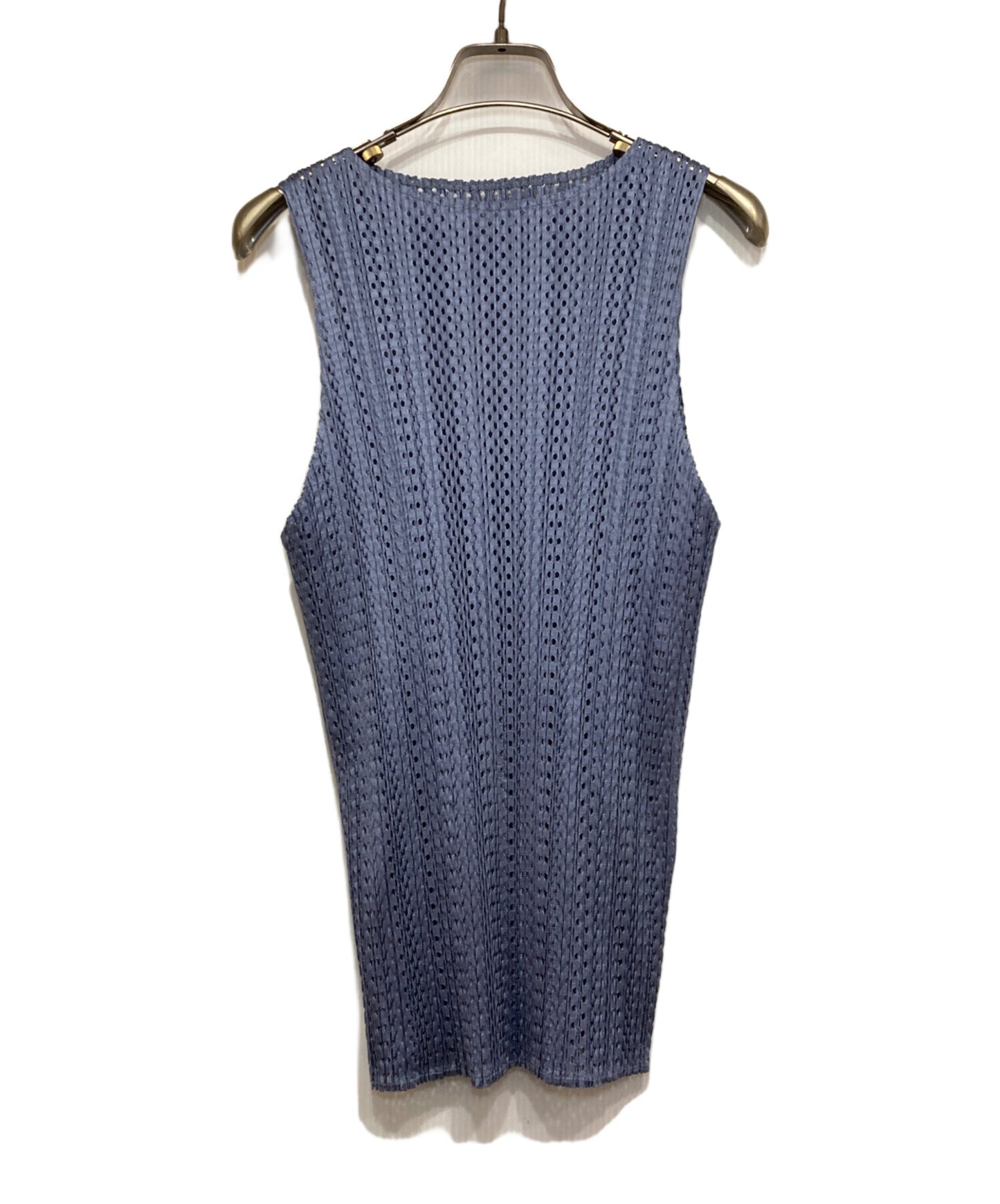 [Pre-owned] PLEATS PLEASE Sleeveless Lace Blouse PP93-JK581