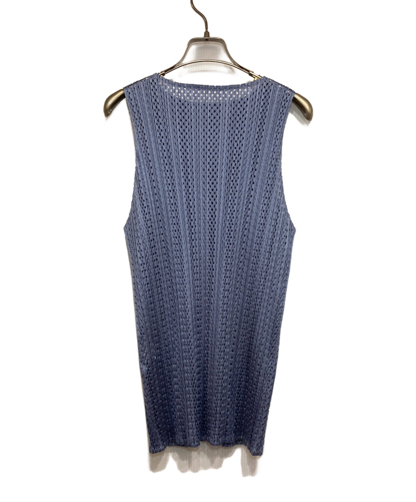 [Pre-owned] PLEATS PLEASE Sleeveless Lace Blouse PP93-JK581