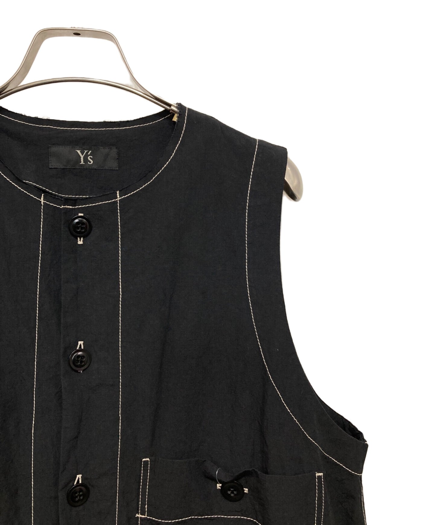 [Pre-owned] Y's 25SS COTTON LINEN DUMP SLEEVELESS DRESS YD-D26-023-2-01