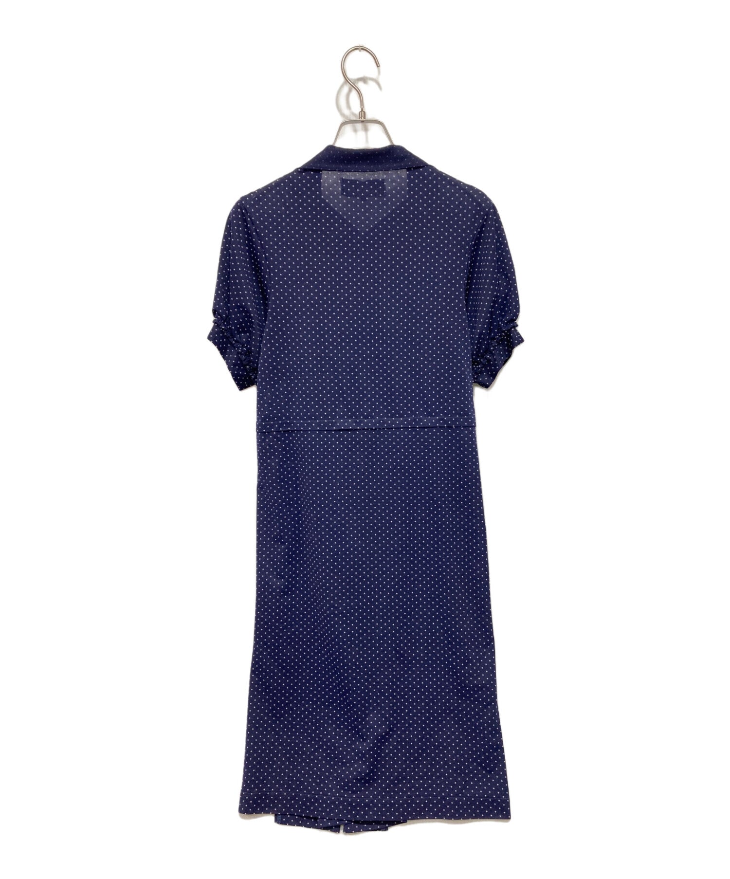 Pre-owned] tricot COMME des GARCONS Dot Frill Dress TI-O019