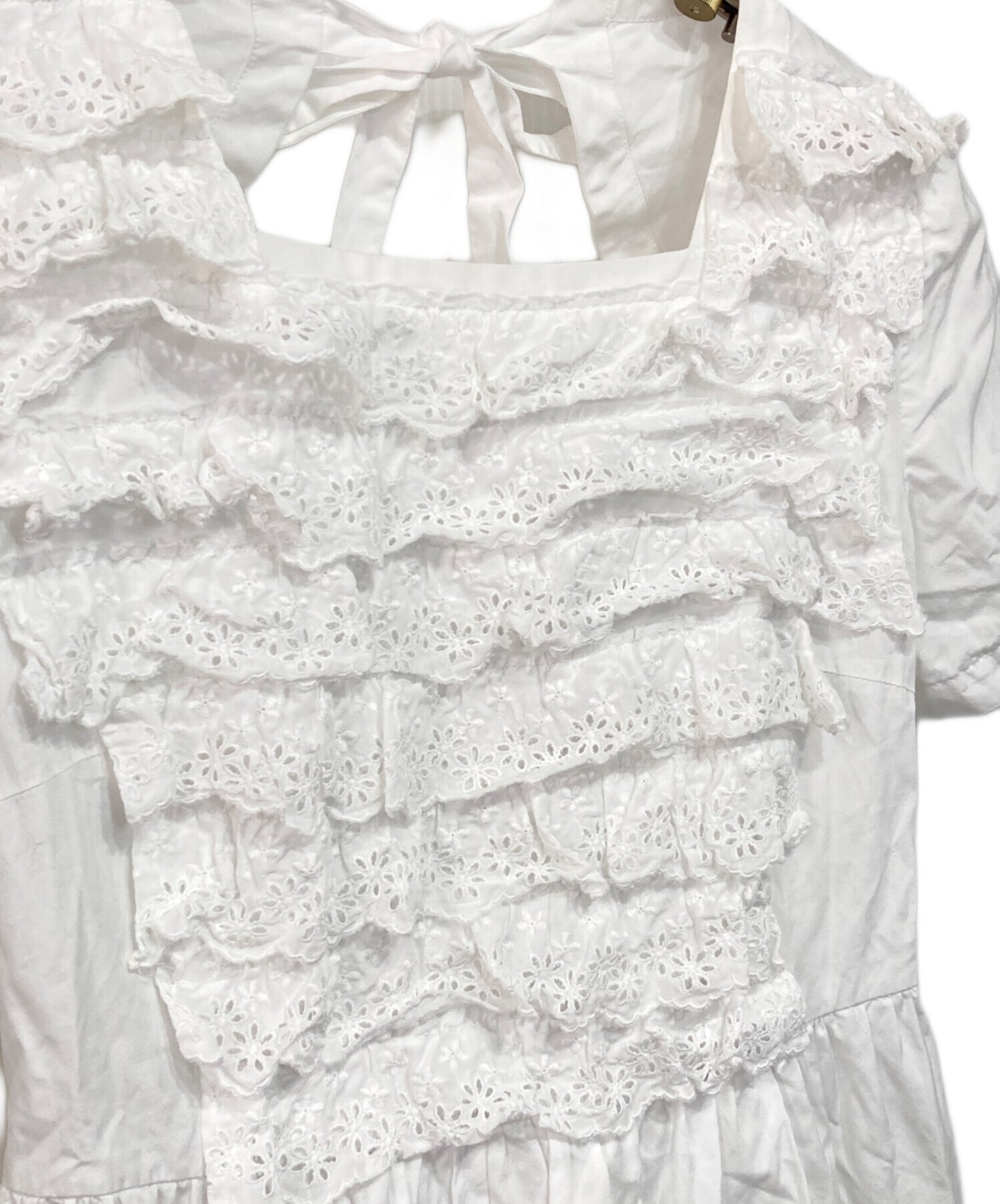 [Pre-owned] COMME des GARCONS GIRL Apron Lace Dress NC-A006