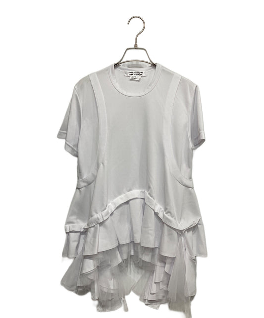 [Pre-owned] COMME des GARCONS COMME des GARCONS 24SS Tulle ruffle short-sleeved cut and sewn RM-T014