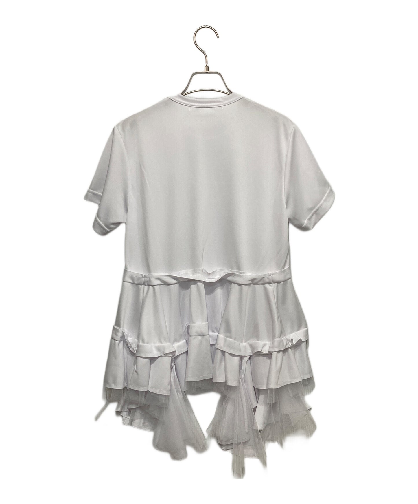 [Pre-owned] COMME des GARCONS COMME des GARCONS 24SS Tulle ruffle short-sleeved cut and sewn RM-T014