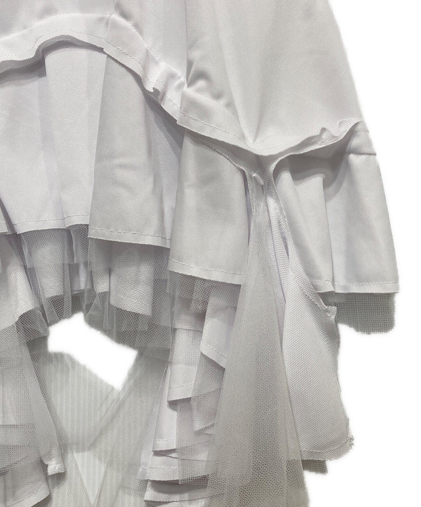 [Pre-owned] COMME des GARCONS COMME des GARCONS 24SS Tulle ruffle short-sleeved cut and sewn RM-T014