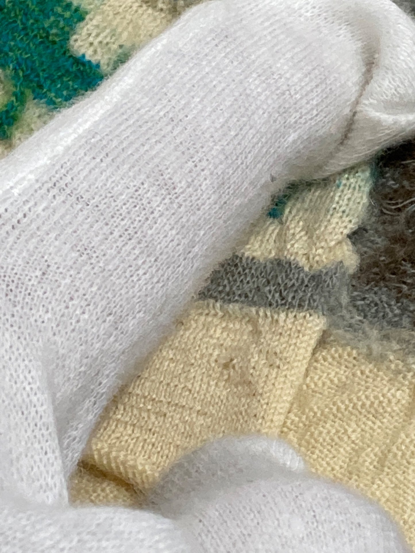 [Pre-owned] KAPITAL Full-patterned shrunken scarf