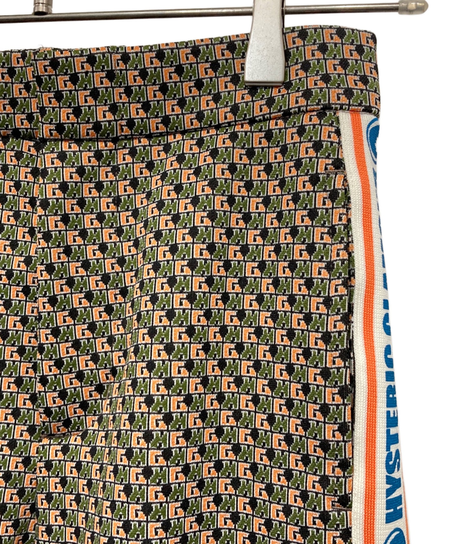 [Pre-owned] Hysteric Glamour HG MONOGRAM Pattern Jacquard Flared Pants 01241AP02