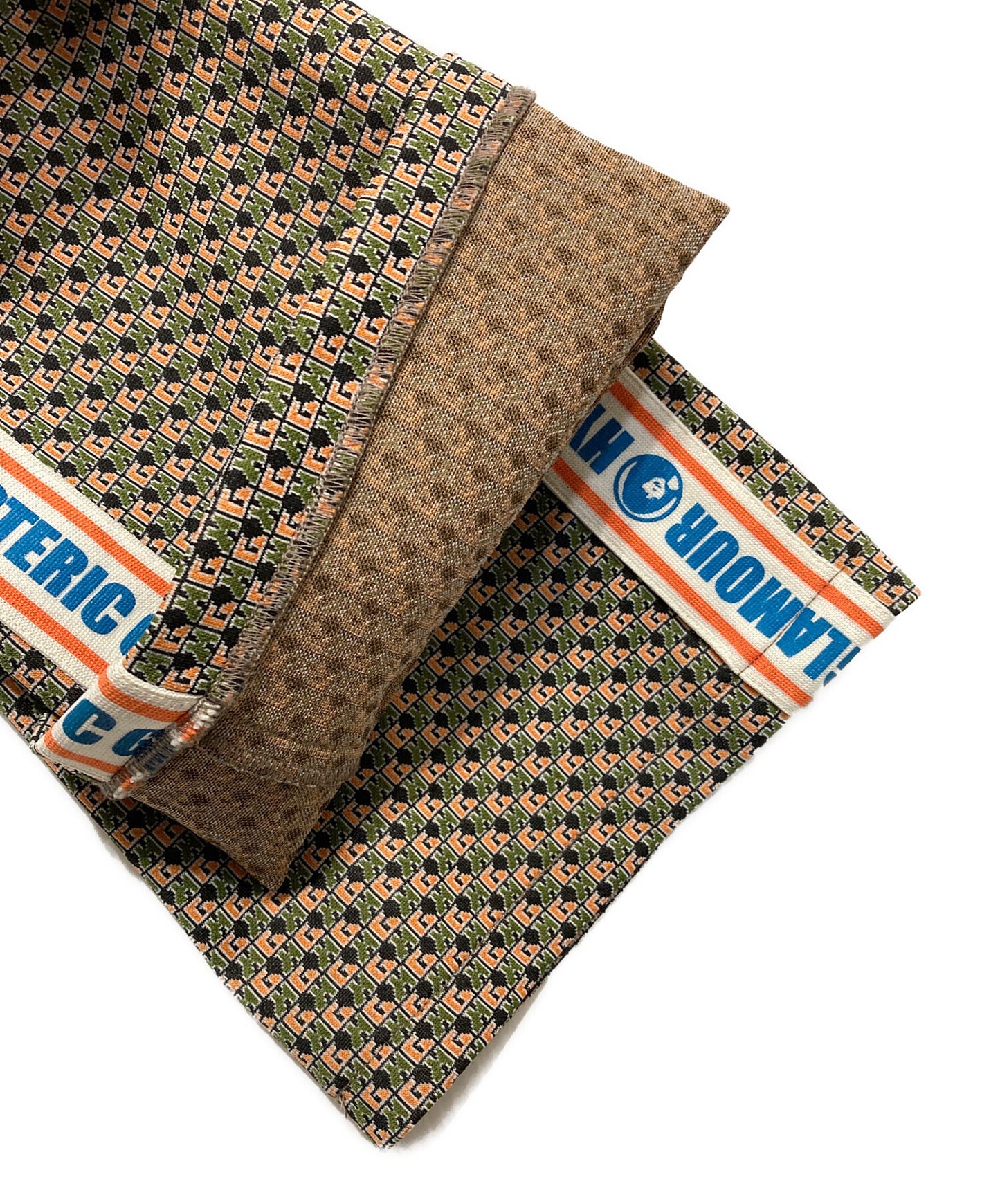 [Pre-owned] Hysteric Glamour HG MONOGRAM Pattern Jacquard Flared Pants 01241AP02