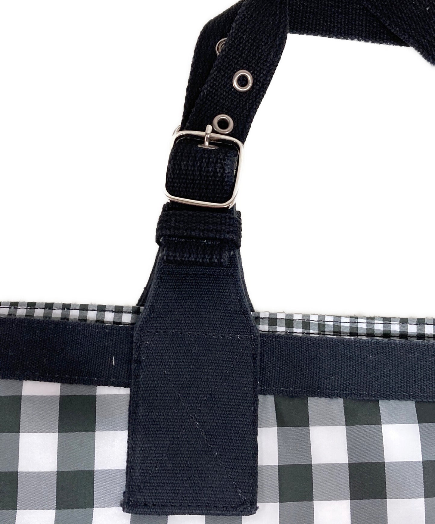 [Pre-owned] tricot COMME des GARCONS Nylon Check Tote Bag TS-K 206