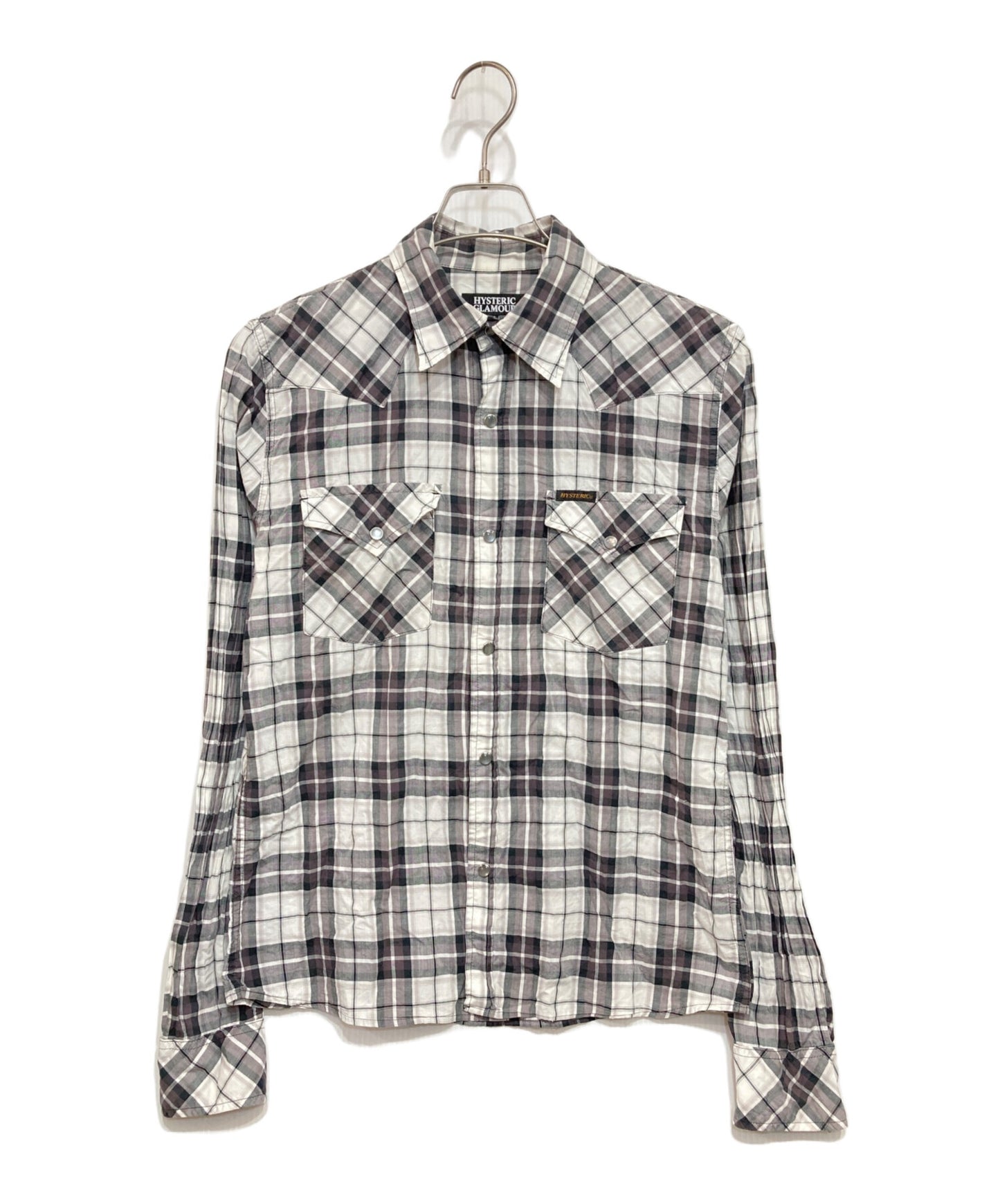 [Pre-owned] Hysteric Glamour check western shirt 4AH-1882