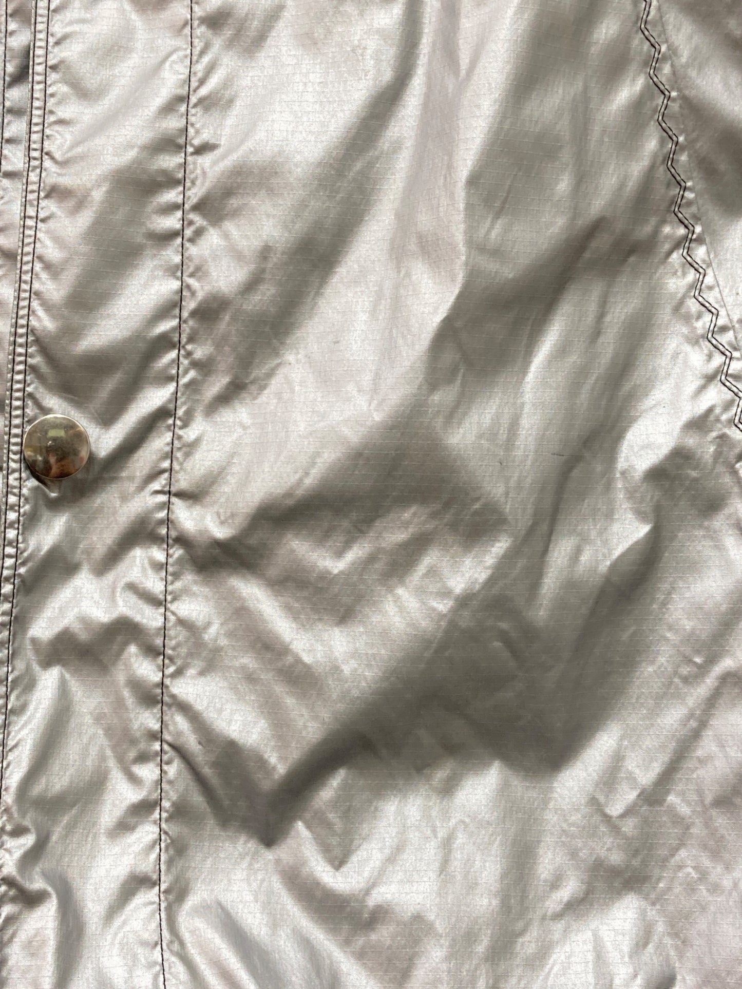 [Pre-owned] PRADA Metallic Hooded Coat SGN444 S171