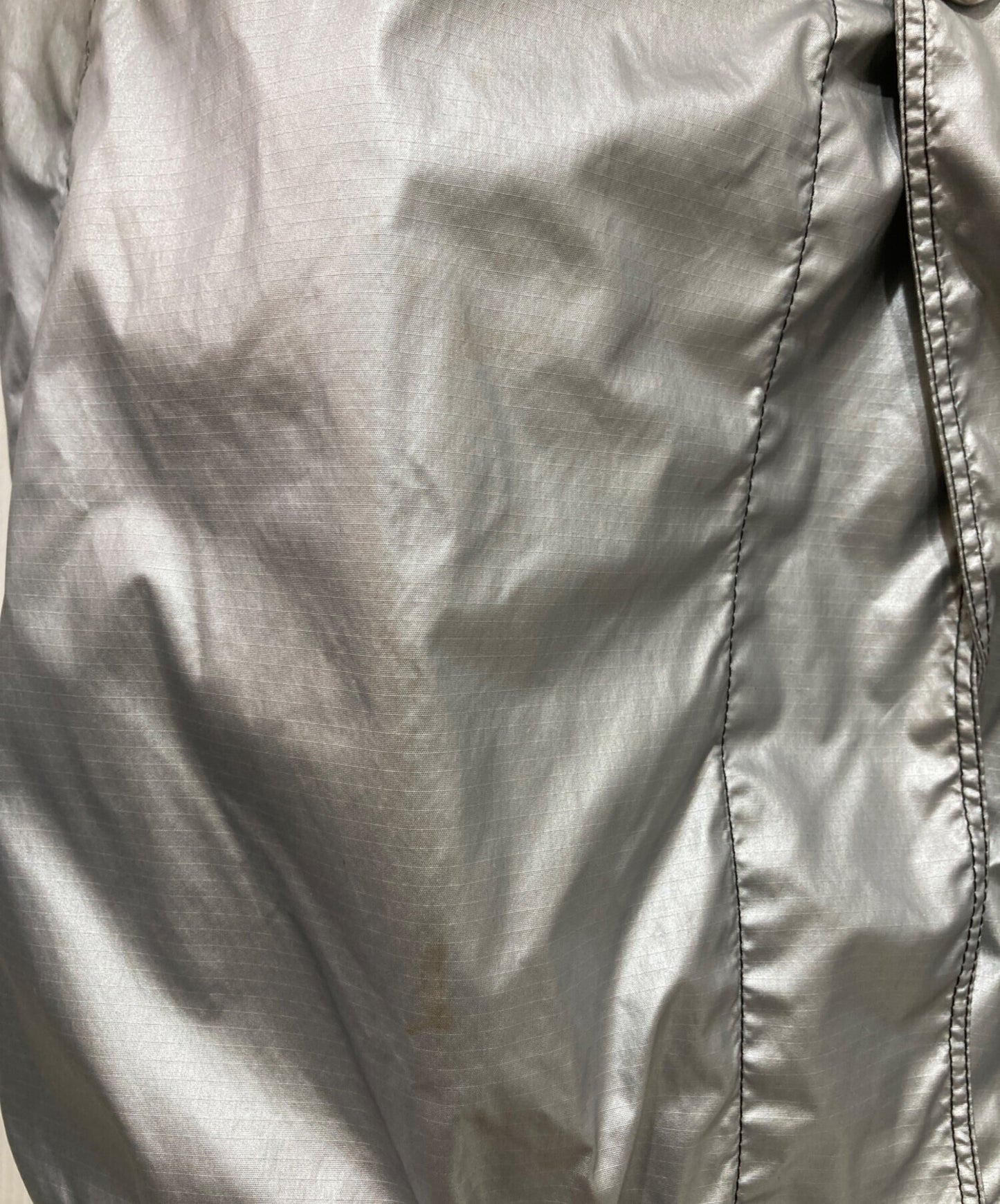 [Pre-owned] PRADA Metallic Hooded Coat SGN444 S171