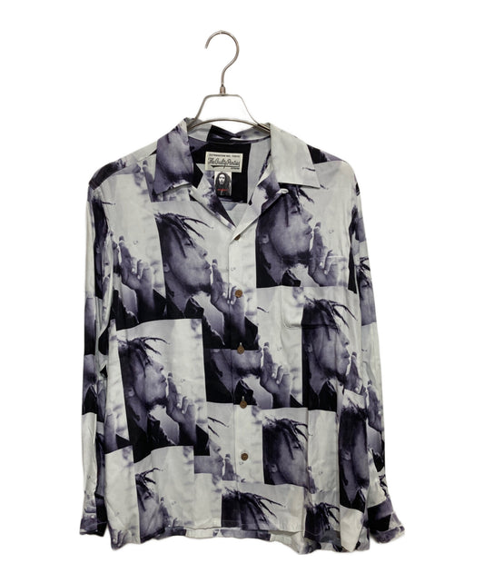 [Pre-owned] WACKO MARIA BOB MARRLEY-Printed long sleeve shirt