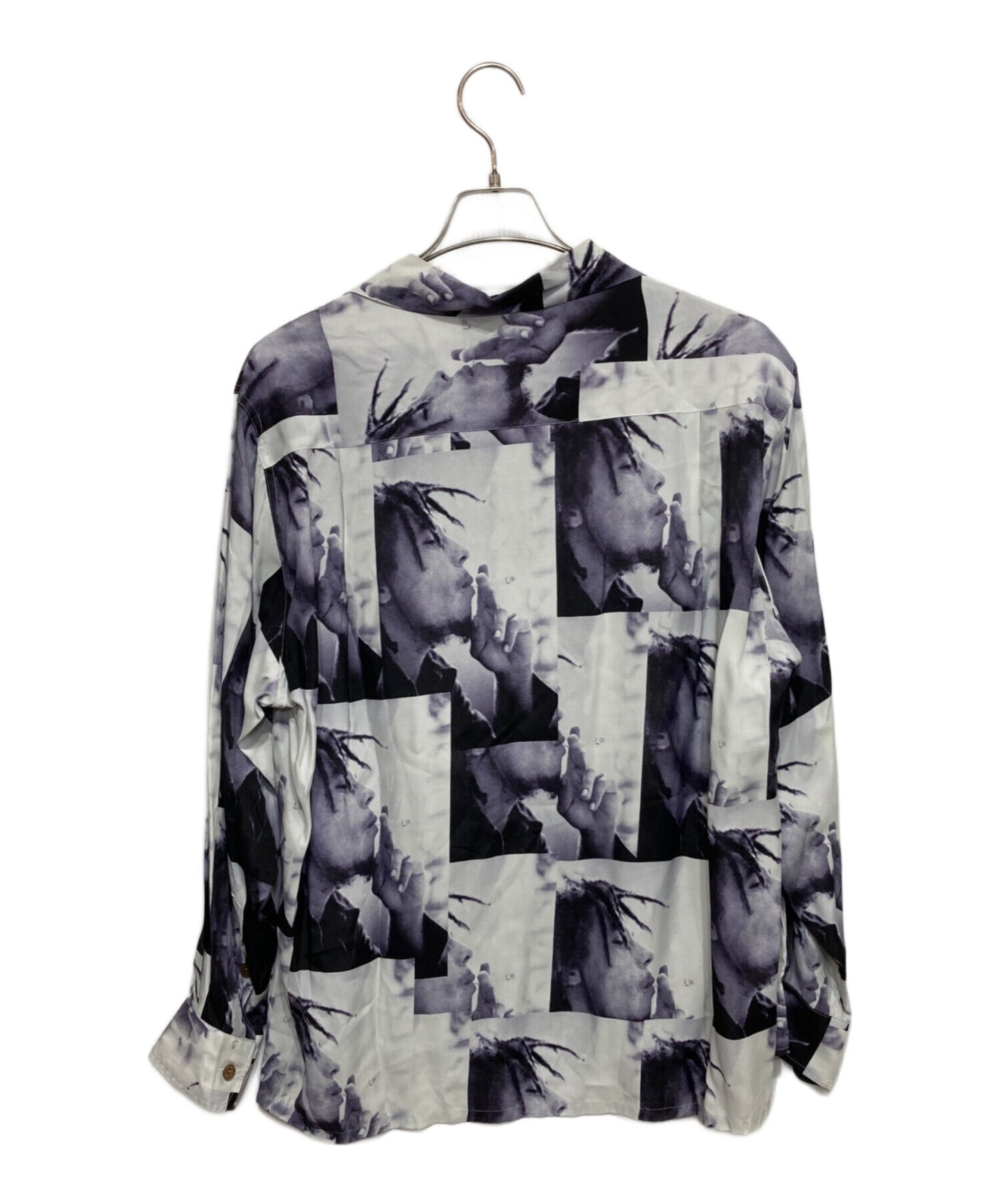 [Pre-owned] WACKO MARIA BOB MARRLEY-Printed long sleeve shirt