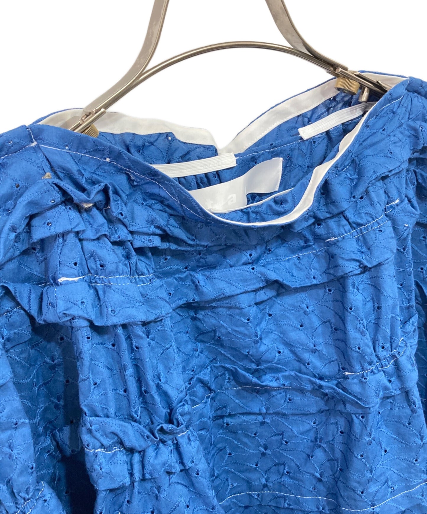 [Pre-owned] TAO COMME des GARCONS Short Blouse with Ruffles TM-B015