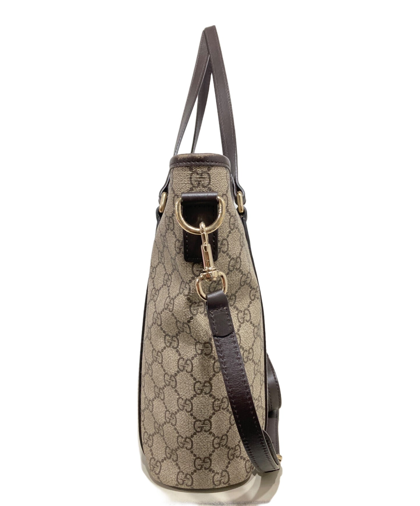 [Pre-owned] GUCCI GG Supreme 2-Way Tote Bag 388929