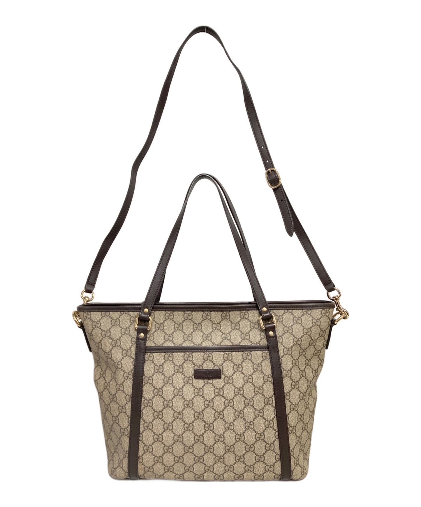 [Pre-owned] GUCCI GG Supreme 2-Way Tote Bag 388929