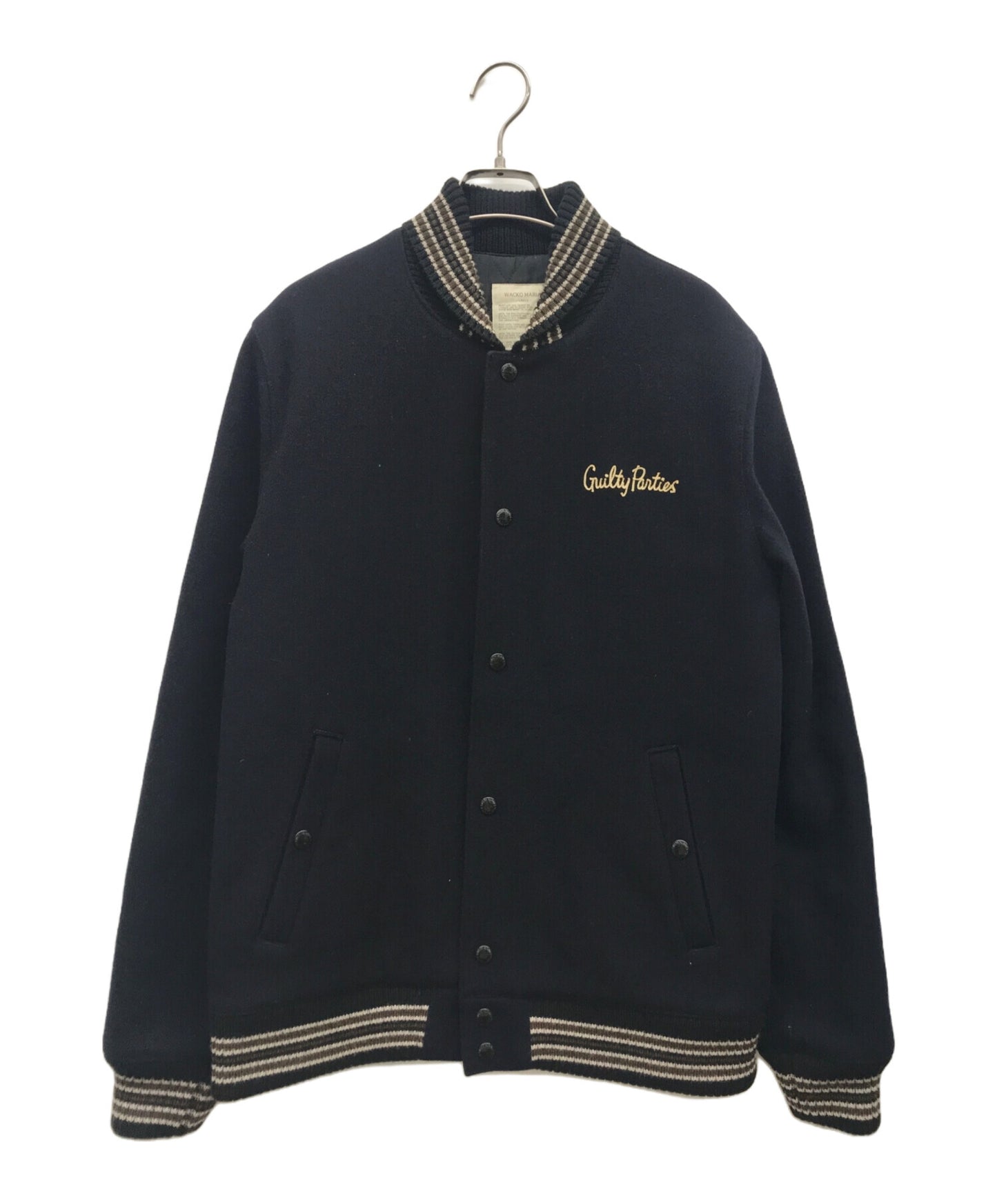 [Pre-owned] WACKO MARIA Wool embroidered stadium jacket