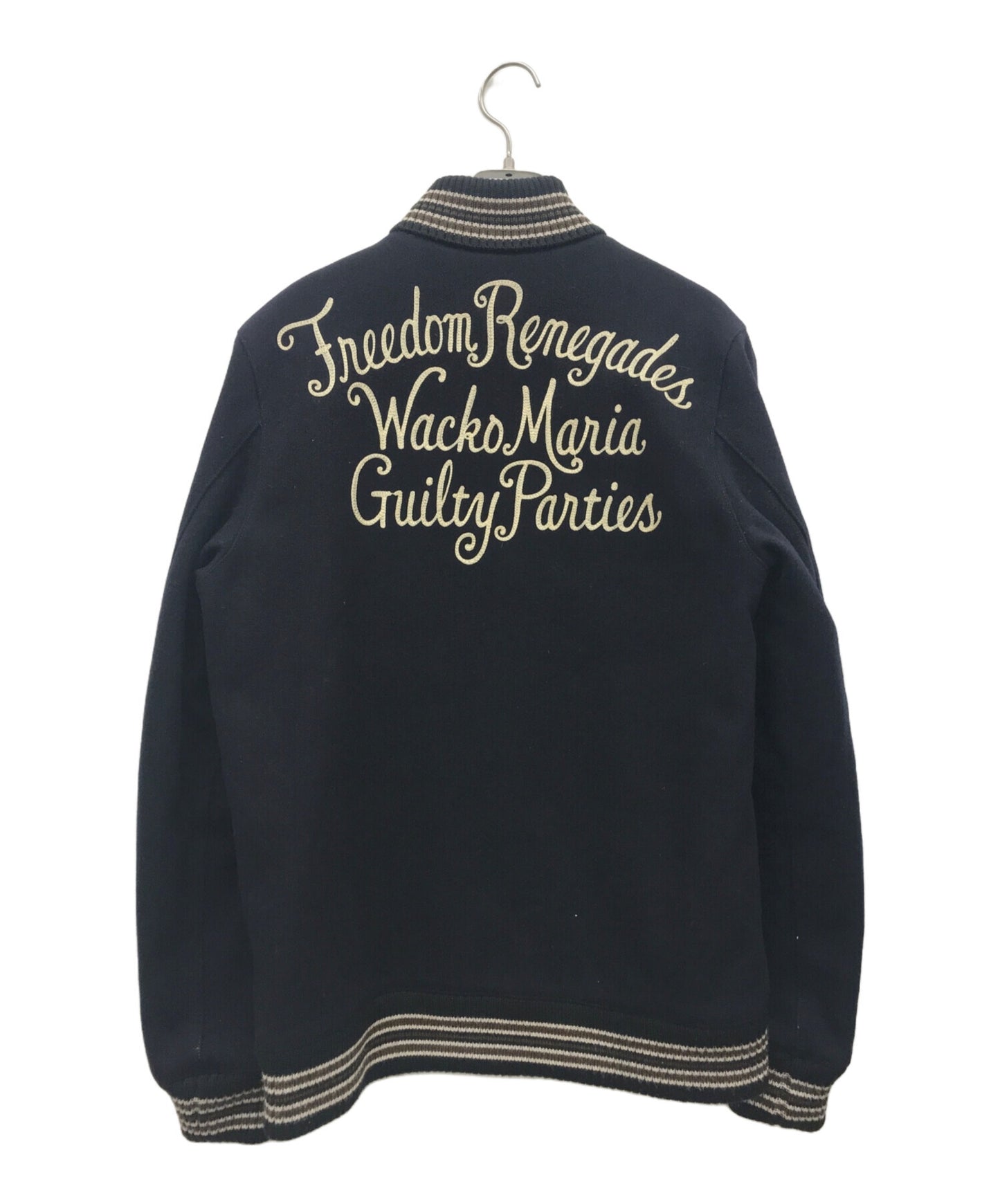 [Pre-owned] WACKO MARIA Wool embroidered stadium jacket