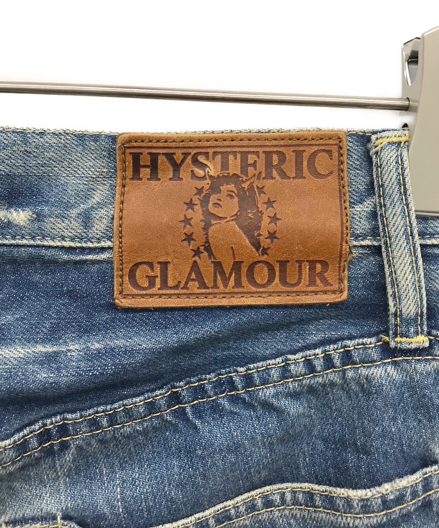 [Pre-owned] Hysteric Glamour Damaged denim pants 0263AP23