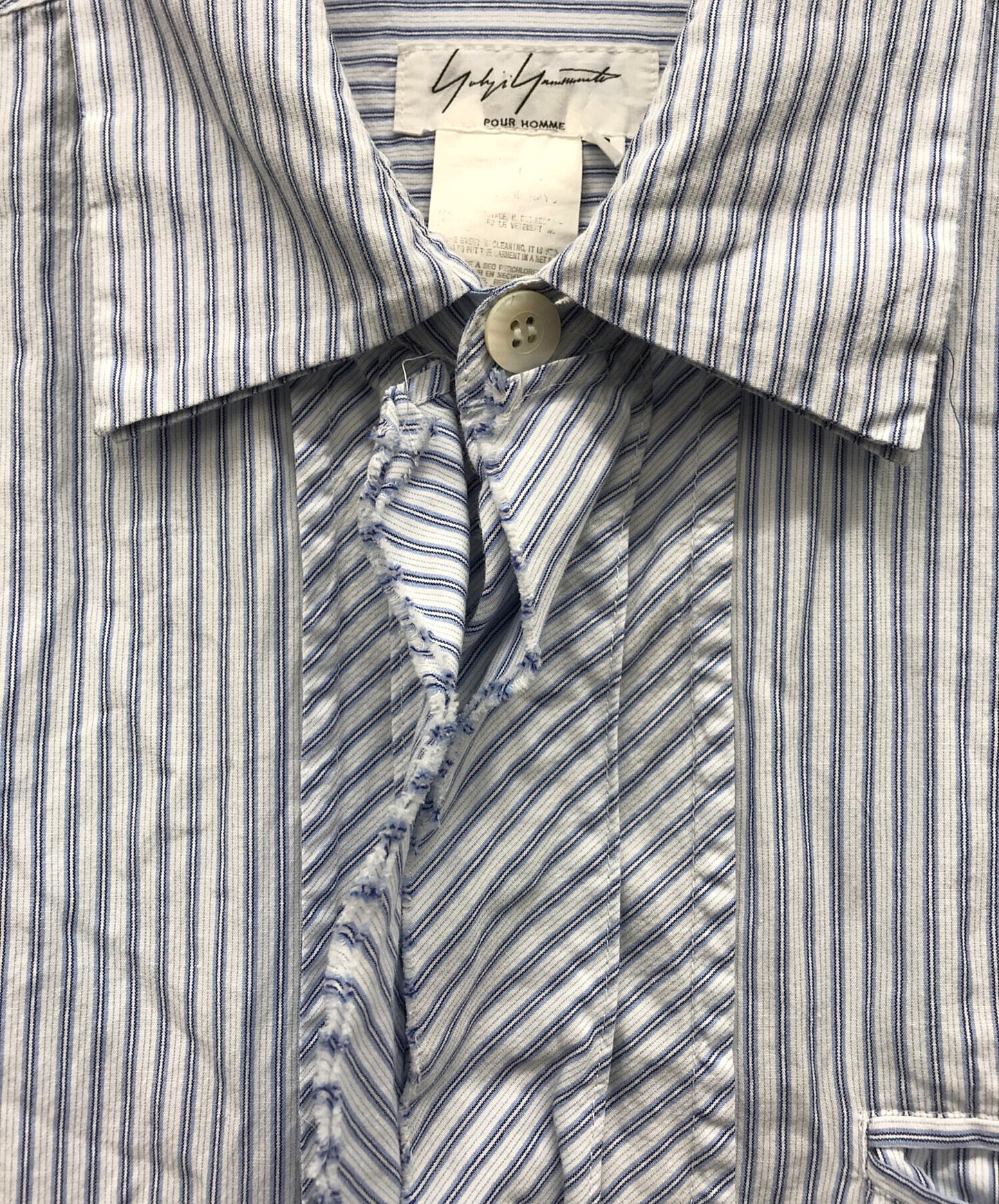 [Pre-owned] Yohji Yamamoto pour homme striped shirt