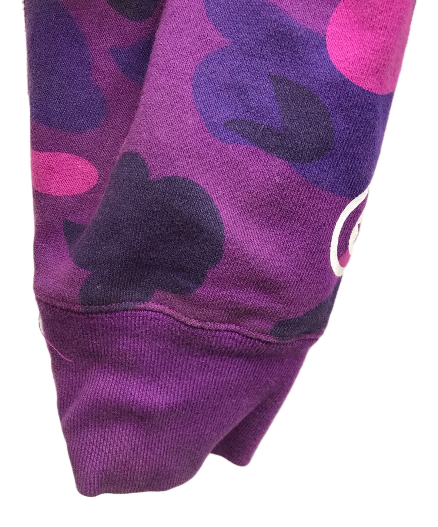 [Pre-owned] A BATHING APE Color Camo Embroidery Shark Crewneck 001SWJ201003M