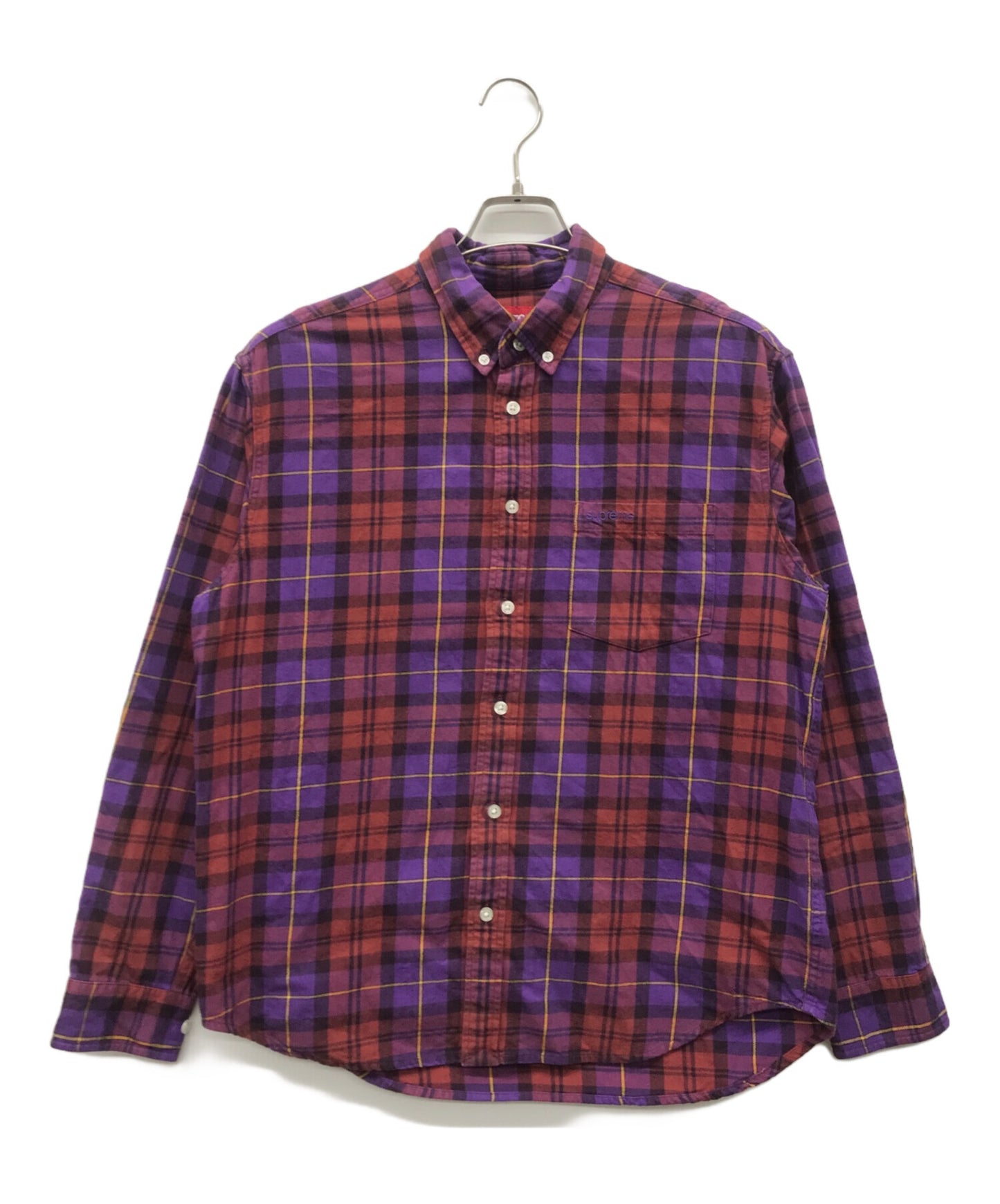 [Pre-owned] SUPREME checked shirt