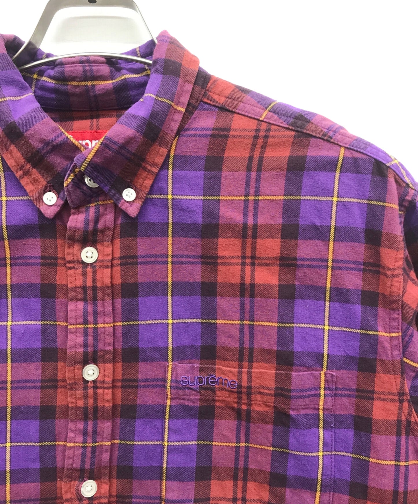 [Pre-owned] SUPREME checked shirt
