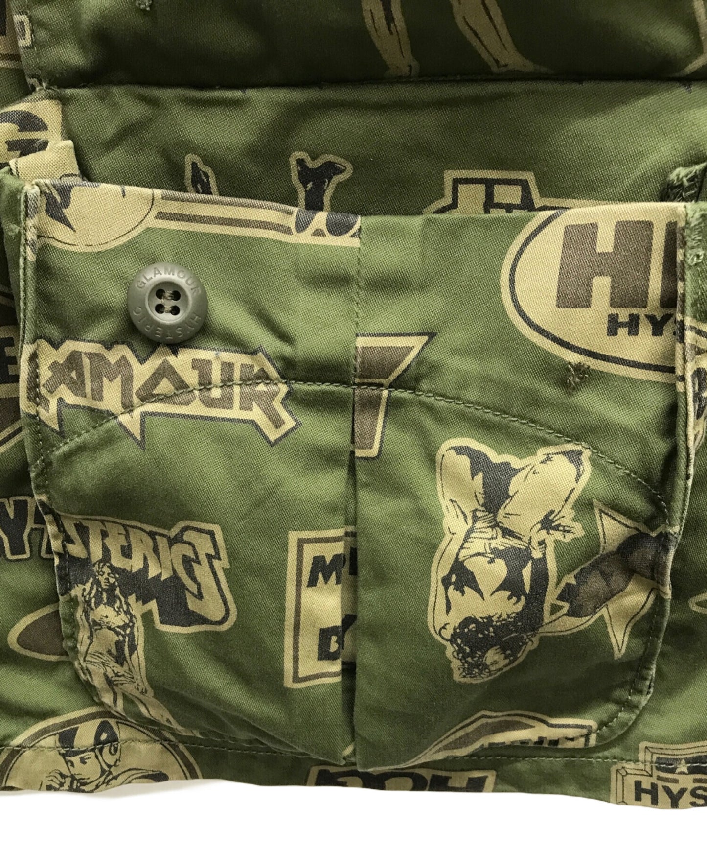 [Pre-owned] Hysteric Glamour MAIDEN LOGO embroidered fatigued jacket