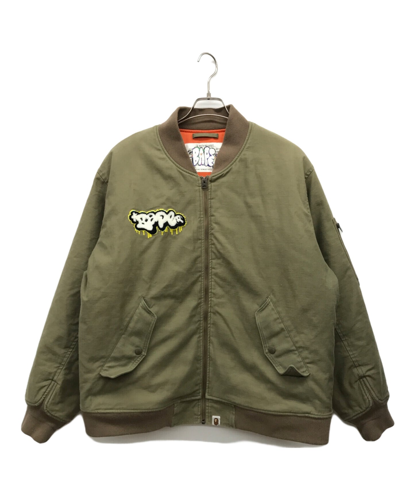 [Pre-owned] A BATHING APE MA-1 Jacket 001hjj801003m