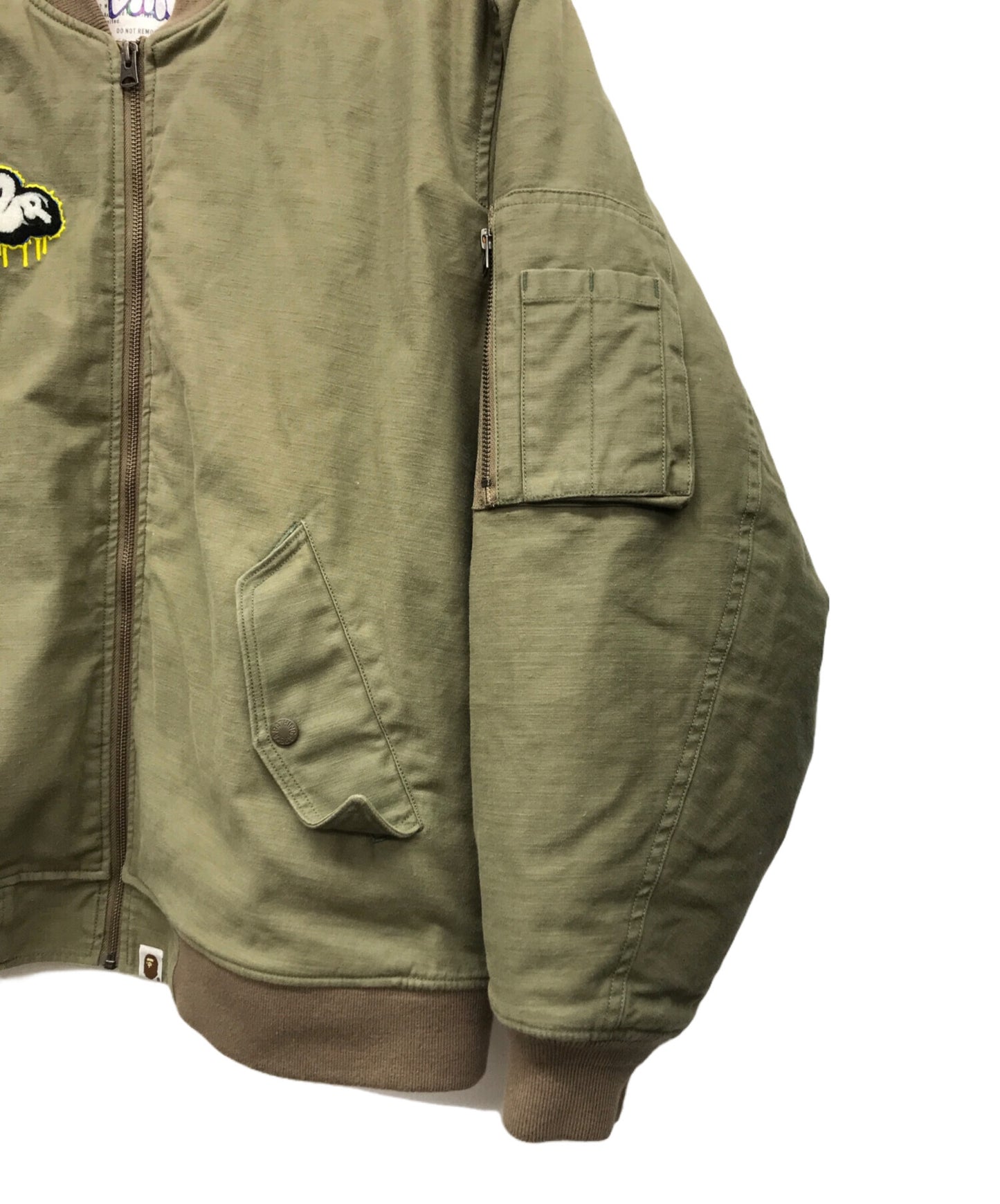 [Pre-owned] A BATHING APE MA-1 Jacket 001hjj801003m