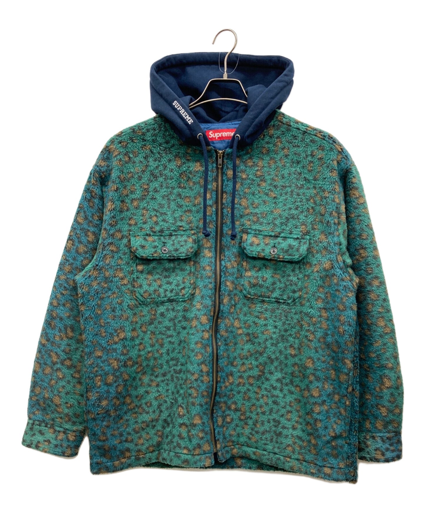 [Pre-owned] SUPREME Fleece Zip Up Hooded shirt