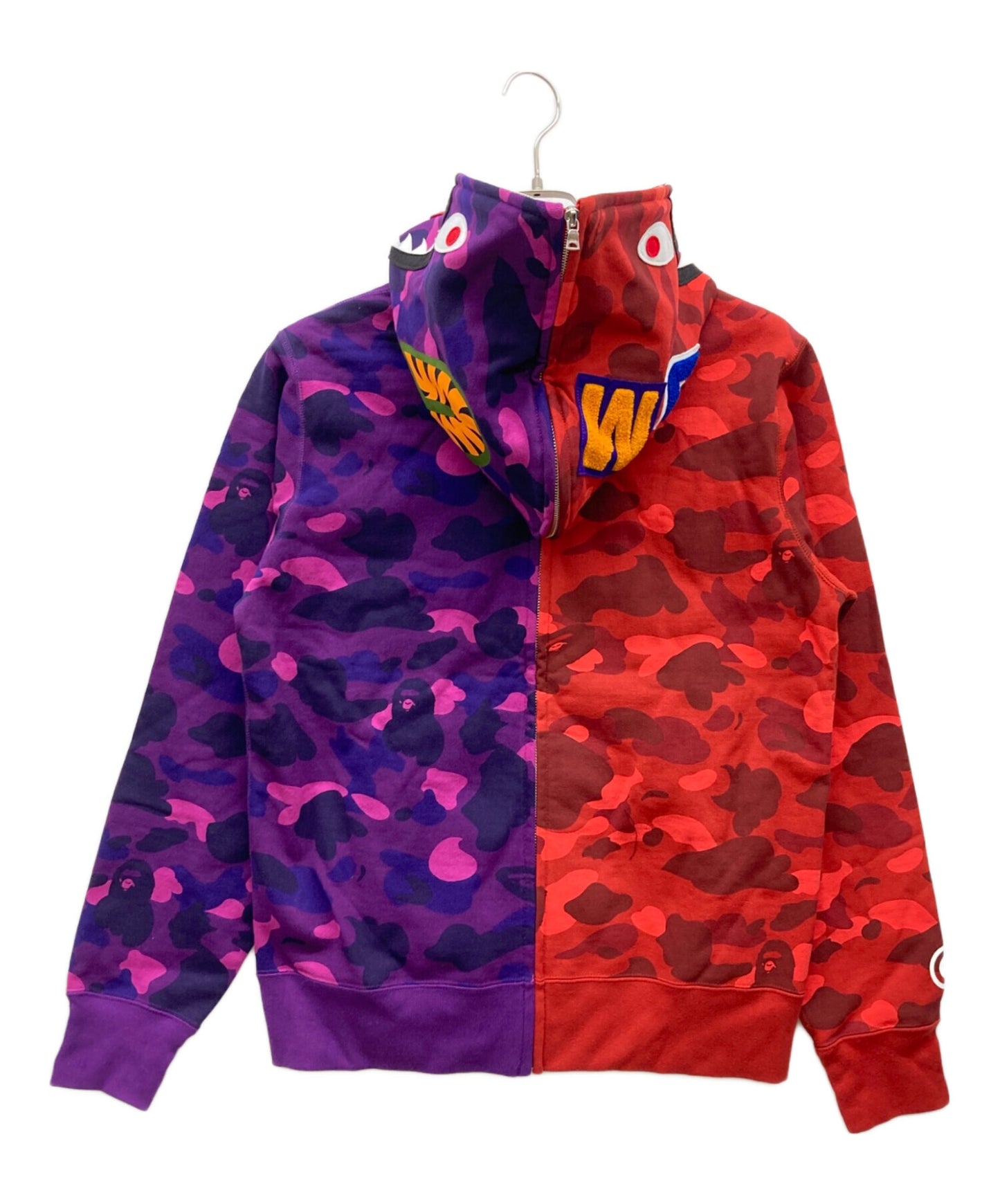 [Pre-owned] A BATHING APE SEPARATE SHARK FULL ZIP HOODIE 001zpe701005x