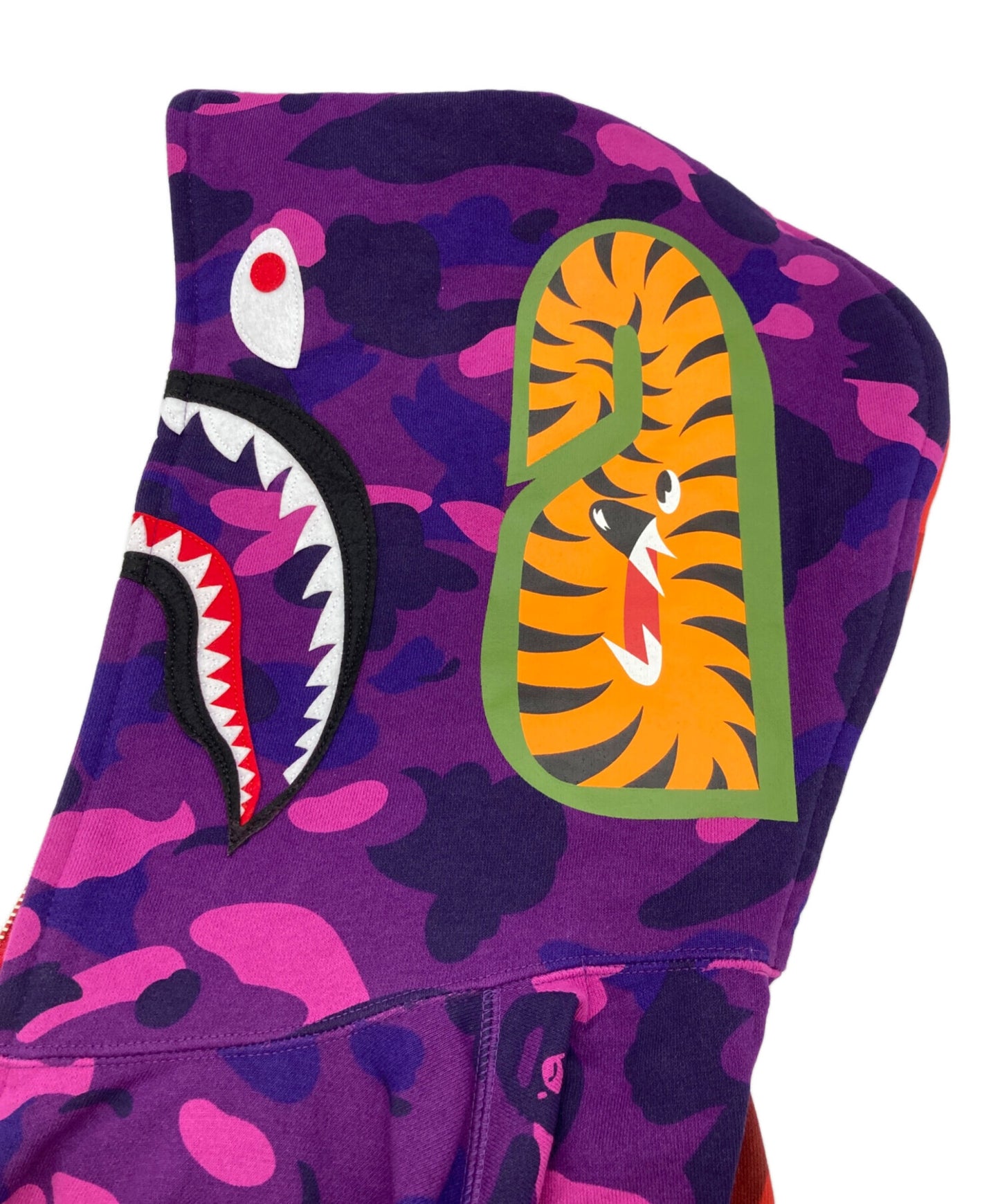[Pre-owned] A BATHING APE SEPARATE SHARK FULL ZIP HOODIE 001zpe701005x