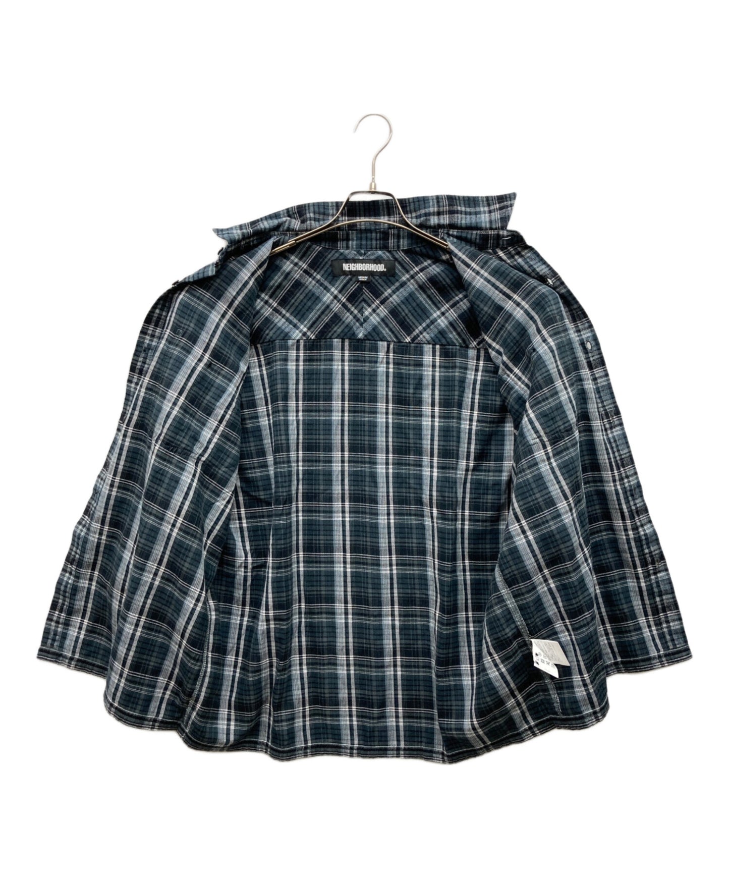 [Pre-owned] NEIGHBORHOOD CLAN TARTAN CHECK SHIRT LS 252ARNH-SHM01